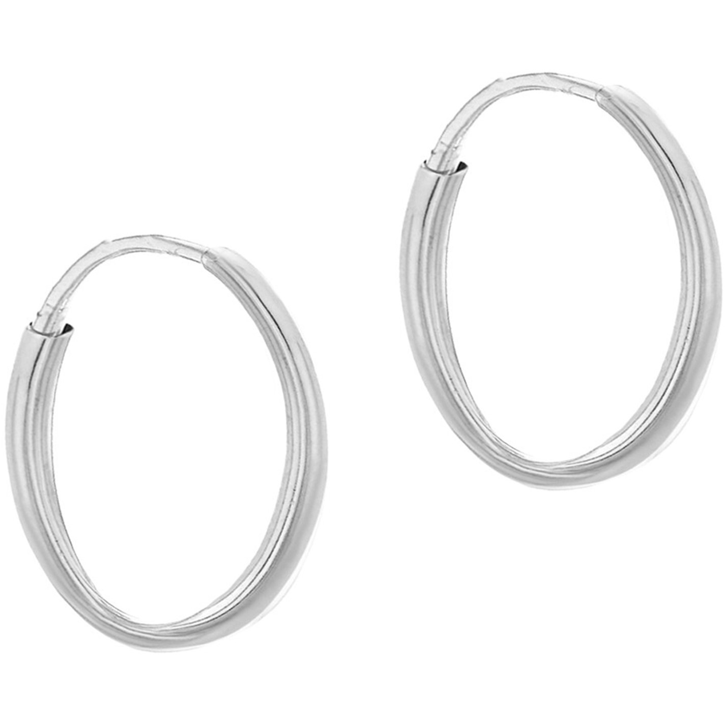 Be You Silver Endless Hoops - 2