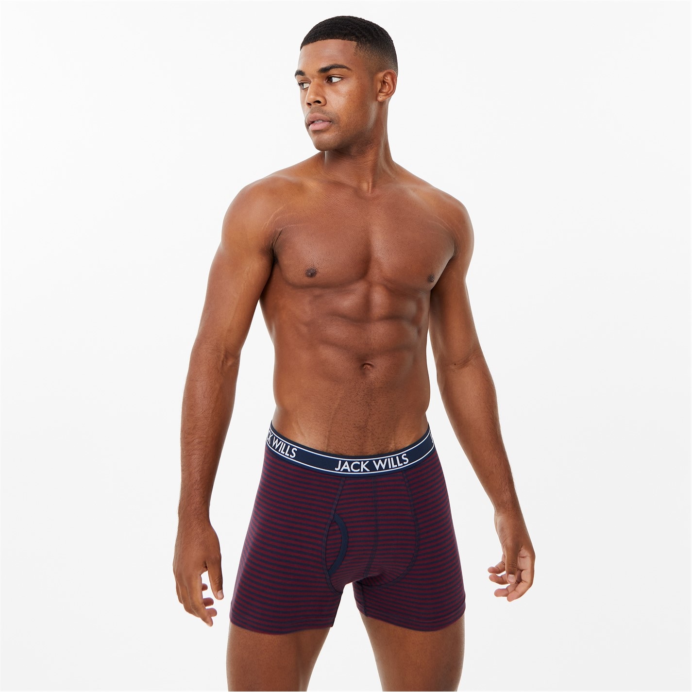 Boxerky Jack Wills Damson Stripe 4894586