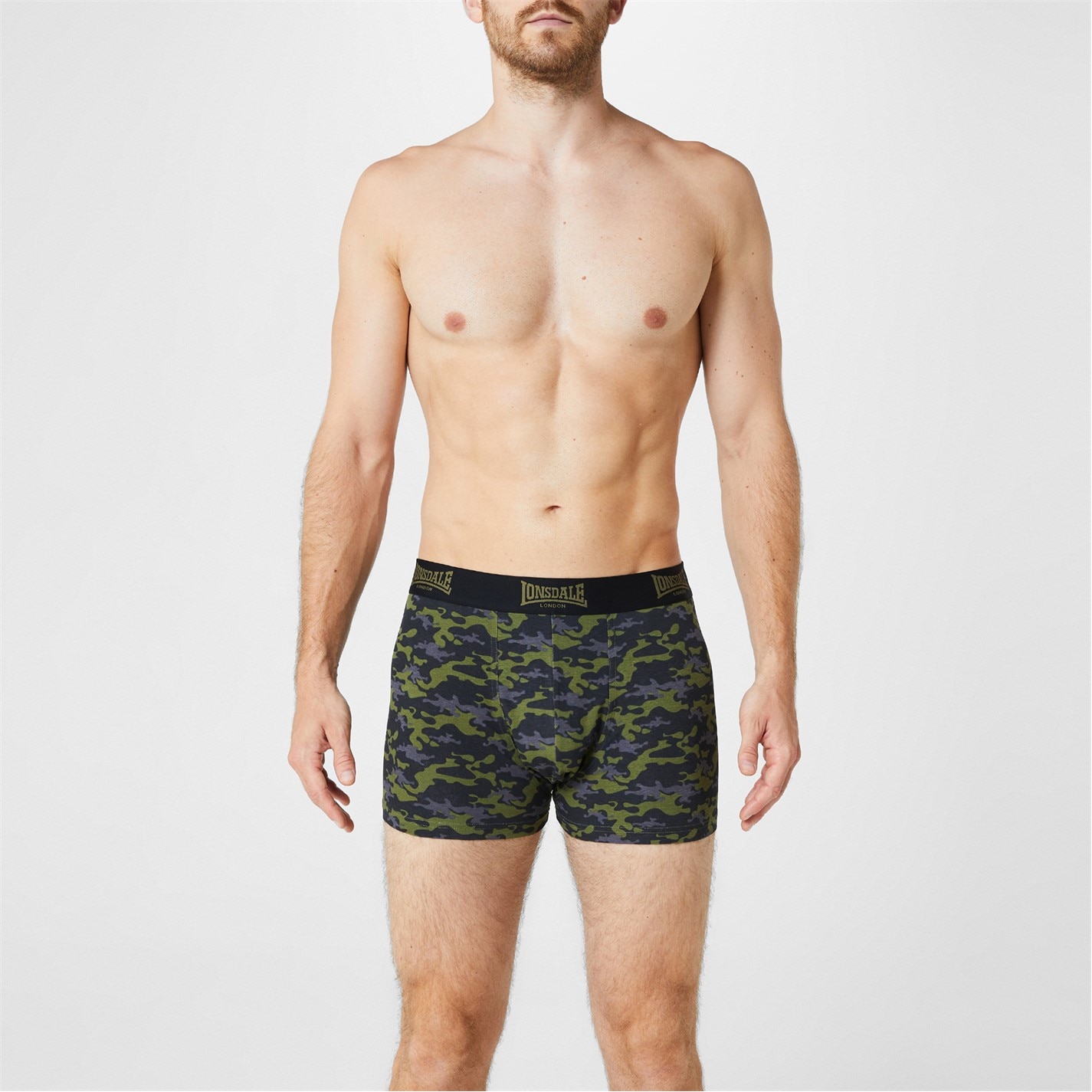 Lonsdale 2 Pack Trunk Mens - 2
