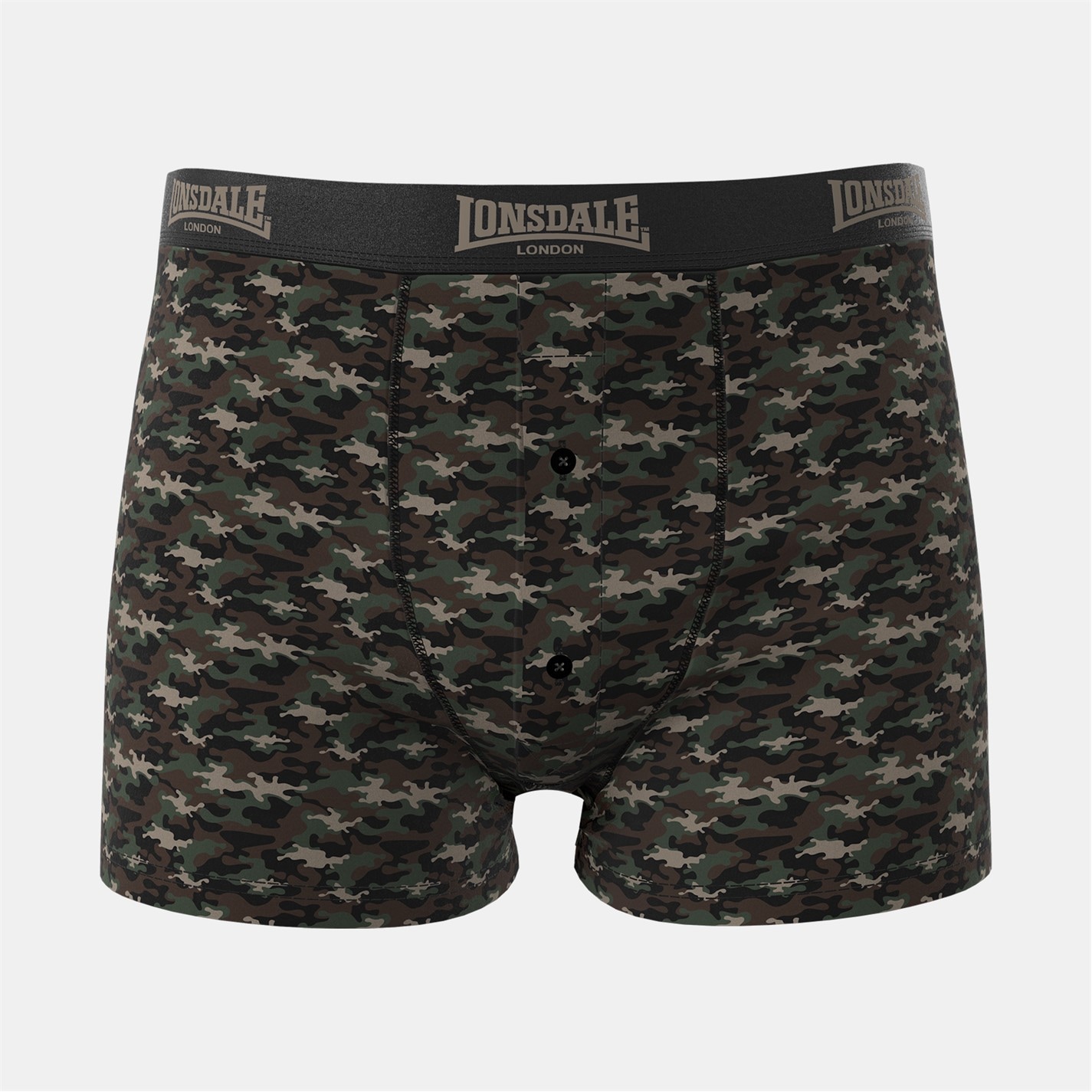 Lonsdale 2 Pack Boxer Shorts Mens - 2