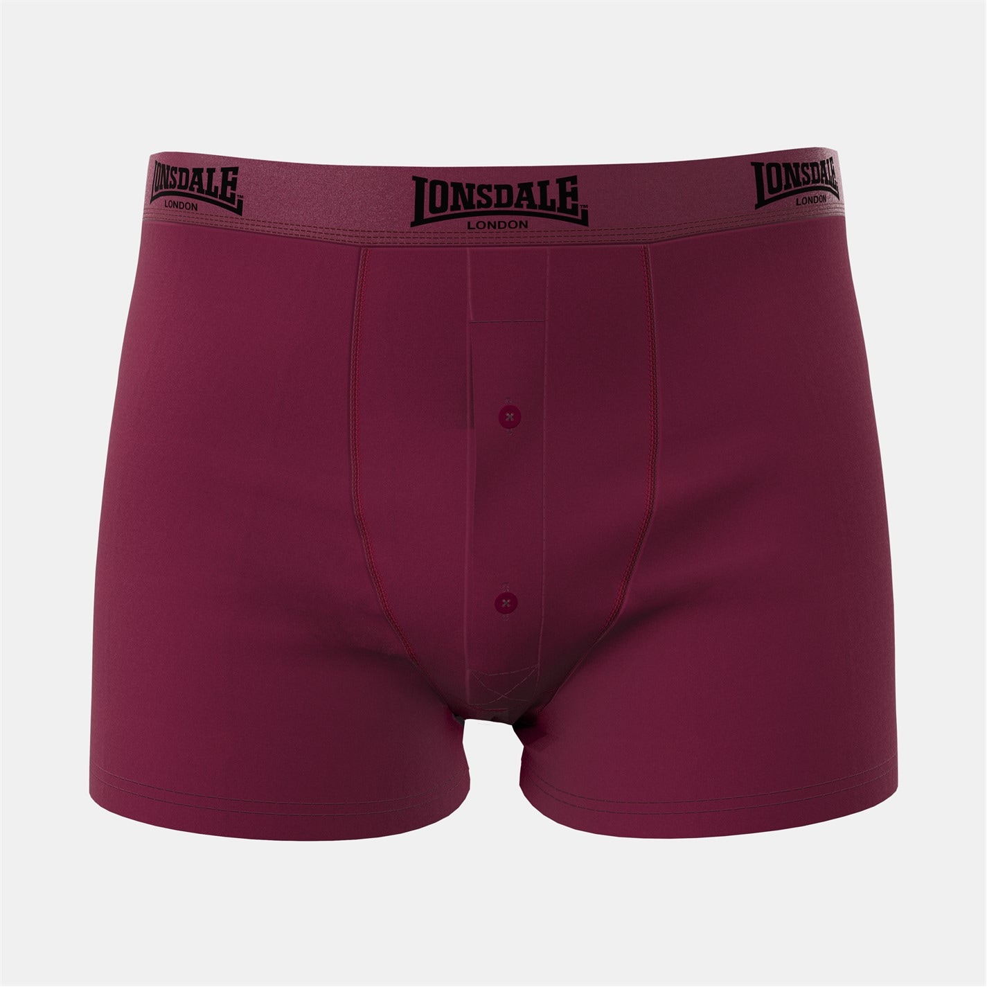 Lonsdale 2 Pack Boxer Shorts Mens - 3