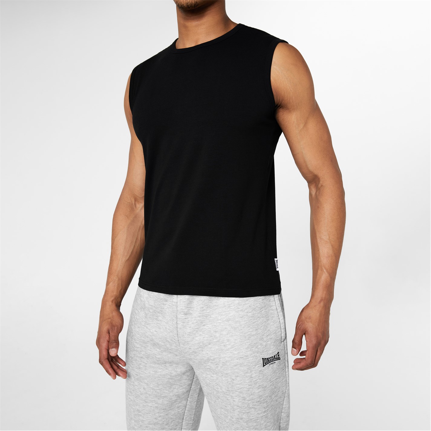 Lonsdale Sleeveless Tee Shirt Mens - 4