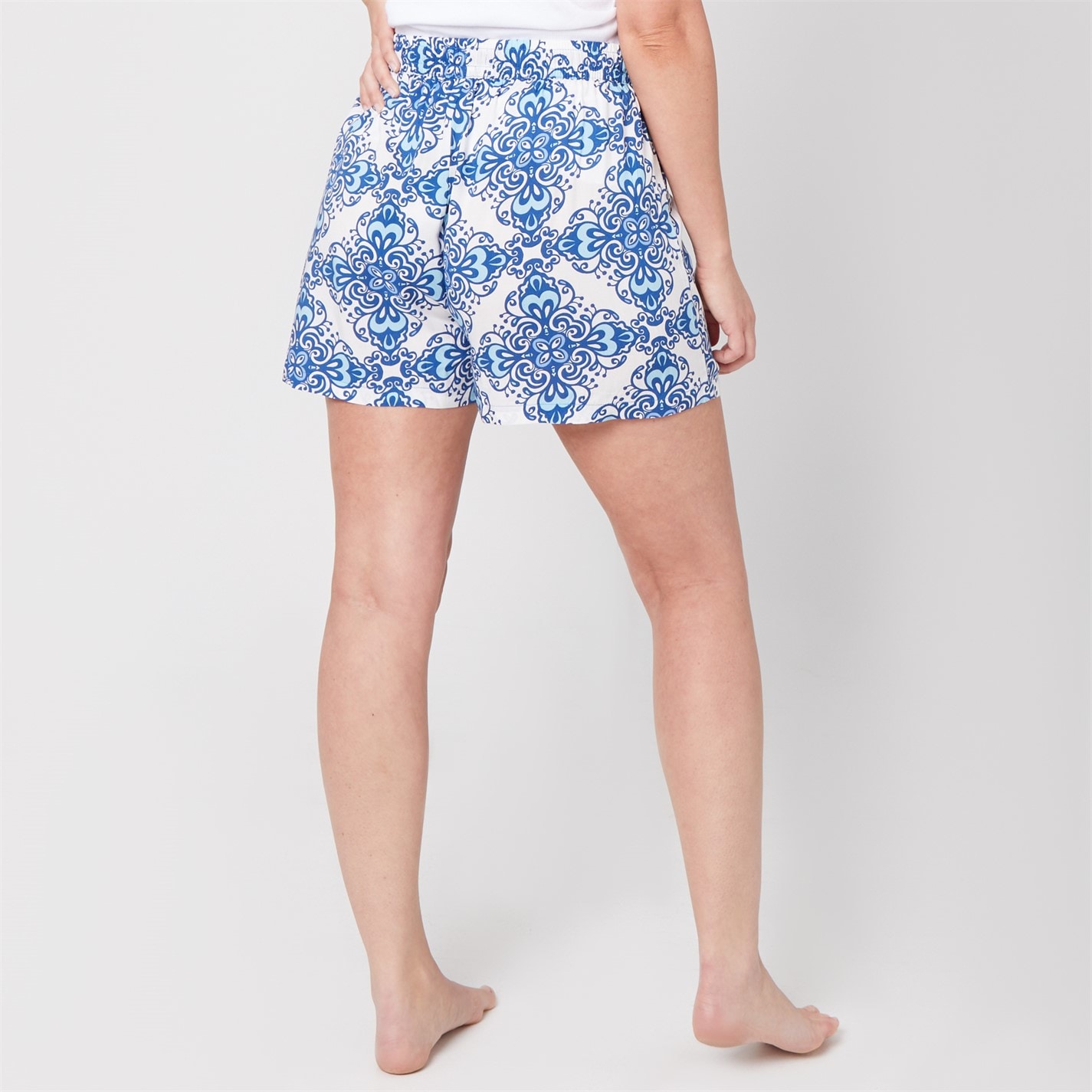 Be You Tile Woven Pyjama Shorts - 2