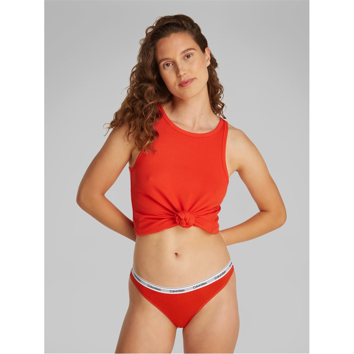 Calvin Klein Logo Thong - 5