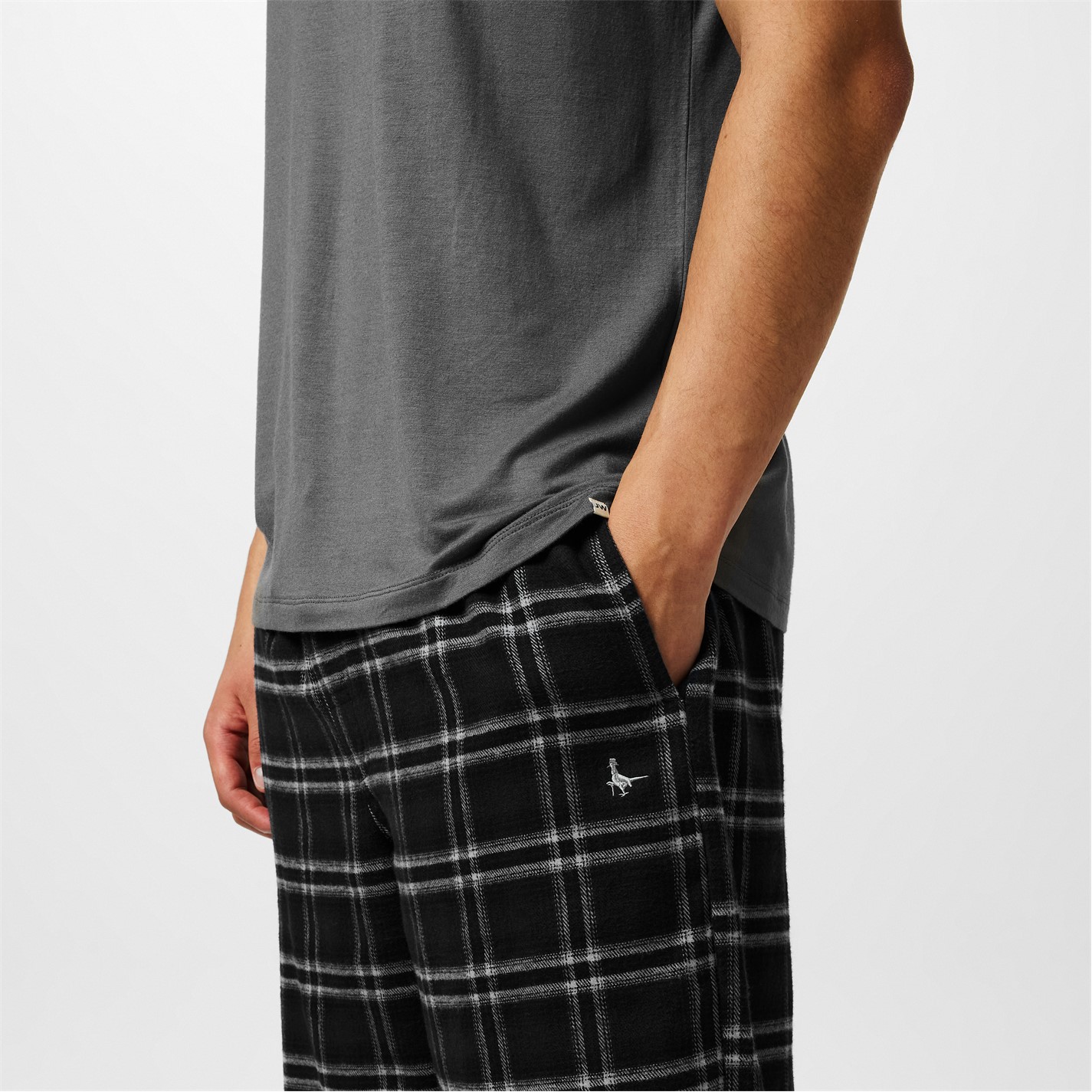 Jack Wills Flannel Check Trousers - 3