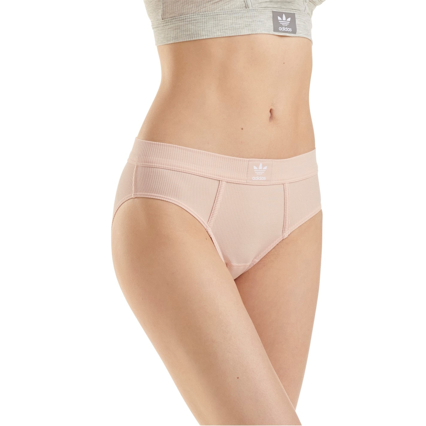 ADIDAS ORIGINALS Adidas Originals 2x2 Rib High-Waist Brief - 2