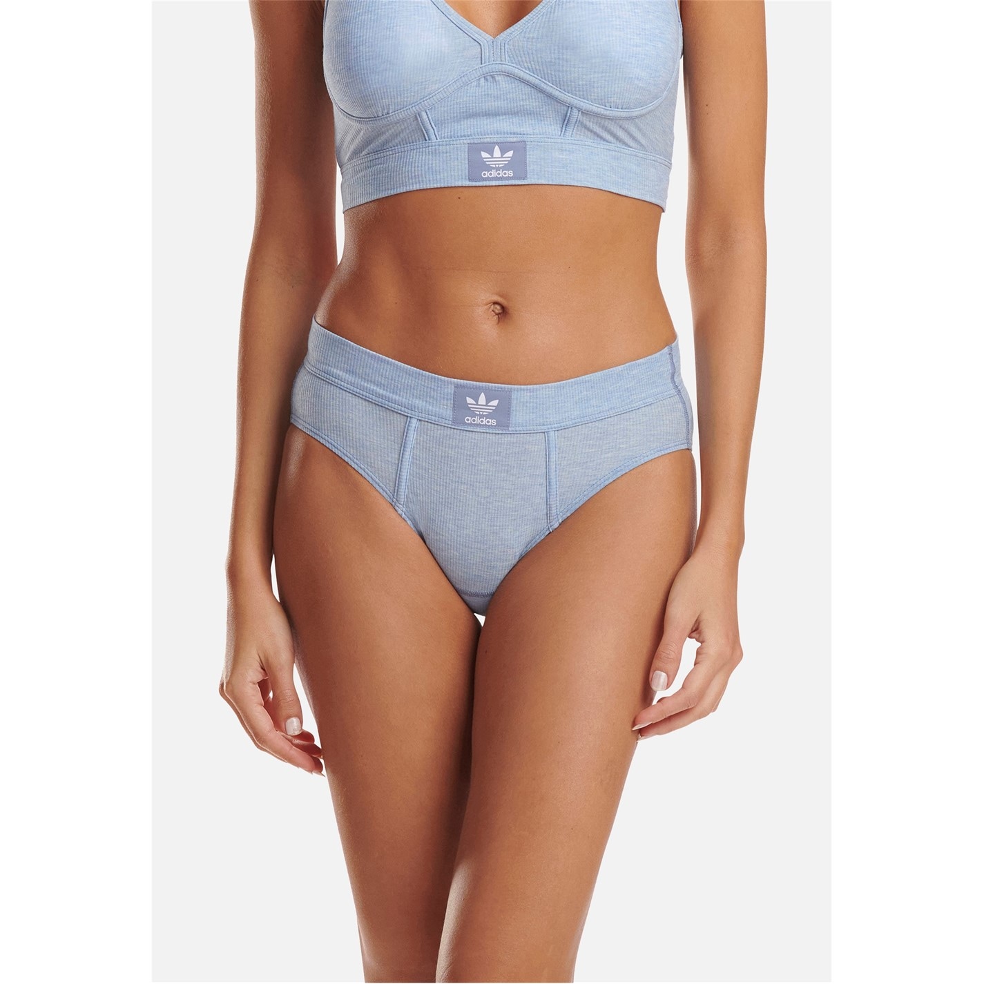 ADIDAS ORIGINALS Adidas Originals 2x2 Rib High-Waist Brief - 2