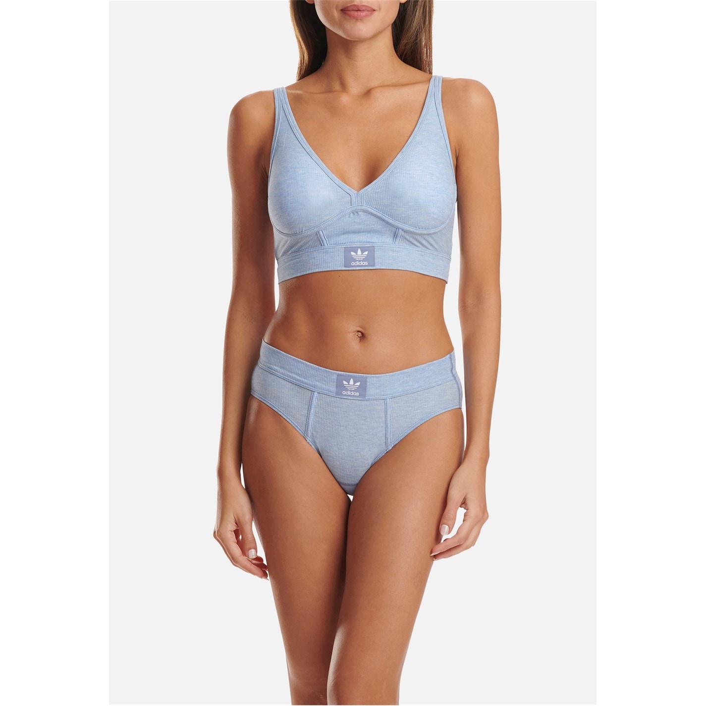 ADIDAS ORIGINALS Adidas Originals 2x2 Rib High-Waist Brief - 8