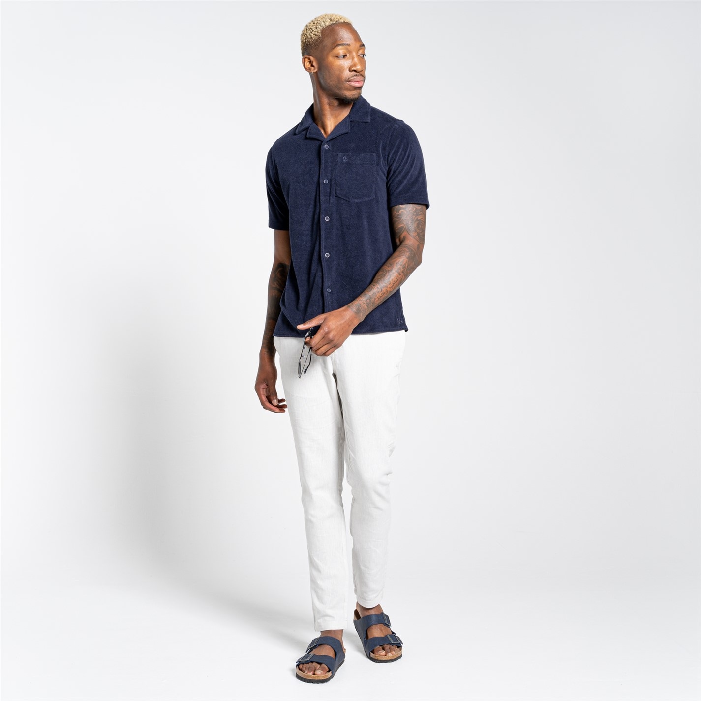 Košeľa Craghoppers Blue Navy 6404686 Men's Crag Cholla Short-Sleeve Shirt - 3