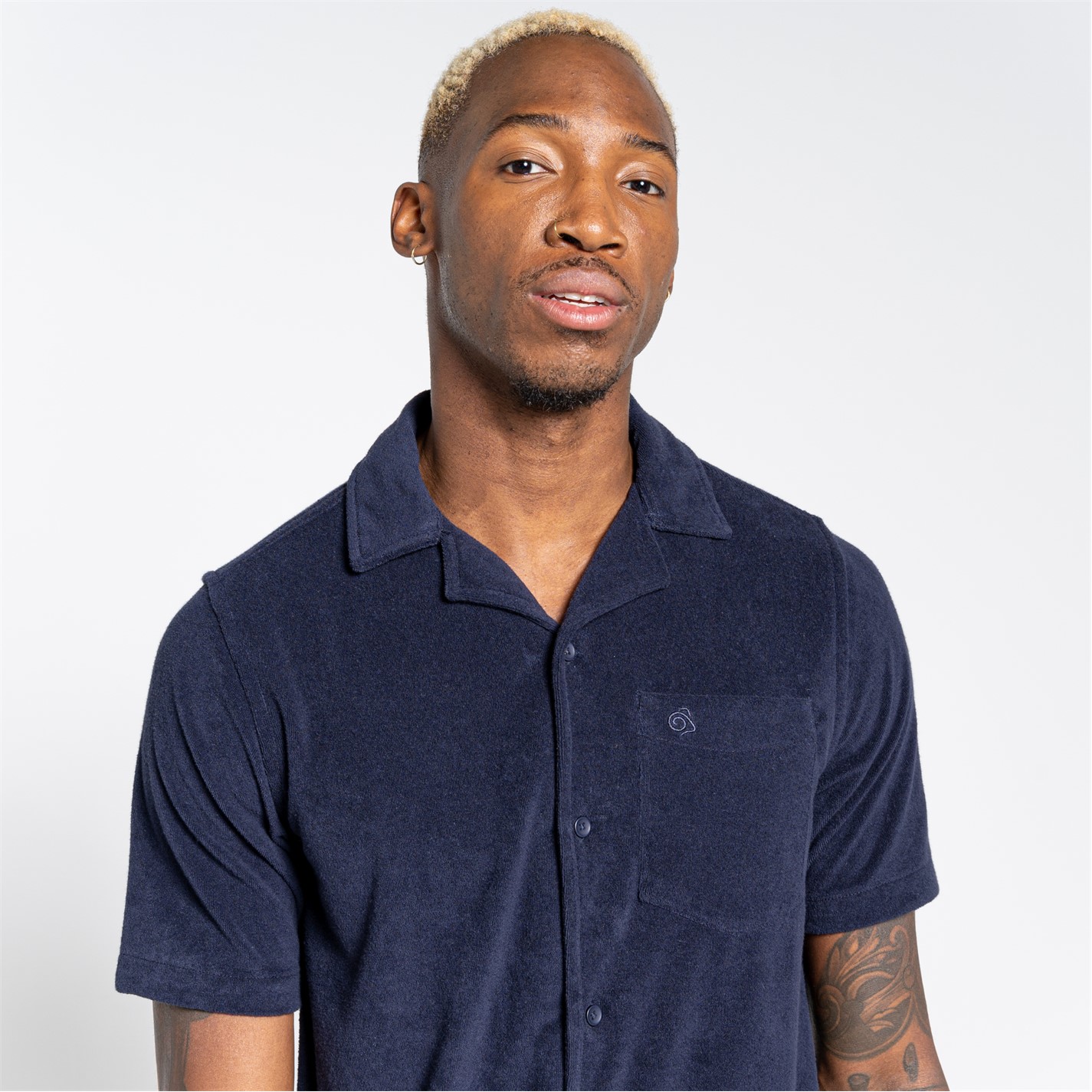 Košeľa Craghoppers Blue Navy 6404686 Men's Crag Cholla Short-Sleeve Shirt - 4