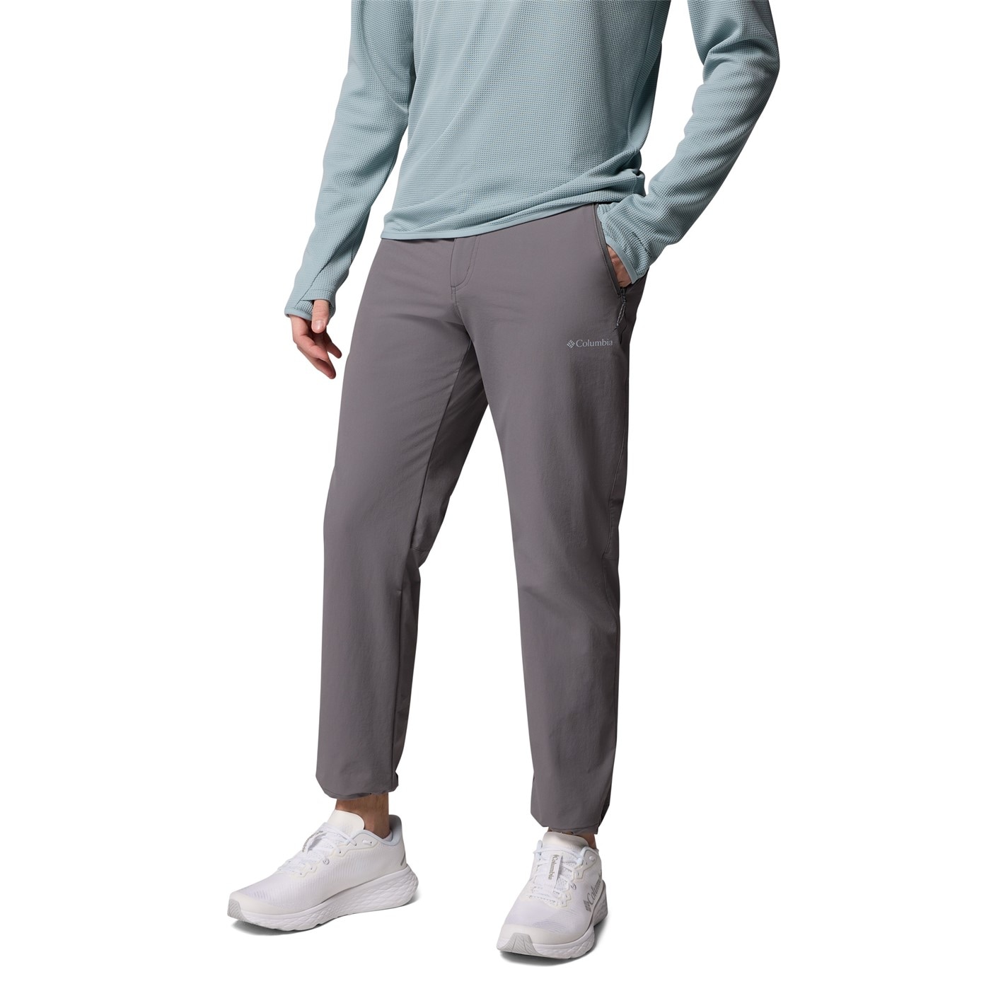 Kalhoty Columbia Grey 7006393 Men's Walking Trousers - 3