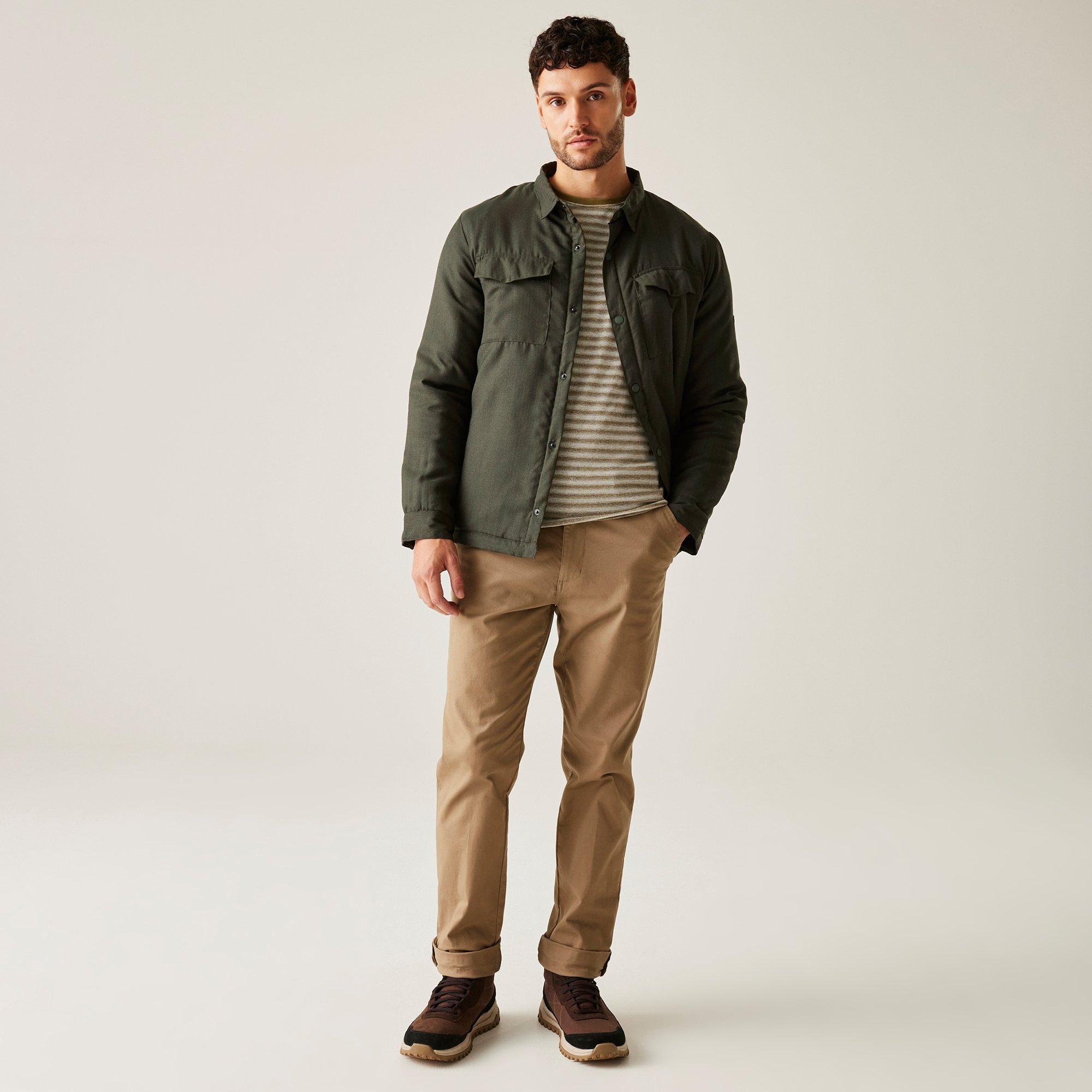 Bunda Regatta Dark Khaki 7337477 Men's Gawayne 1/4 Zip Fleece Top - 3