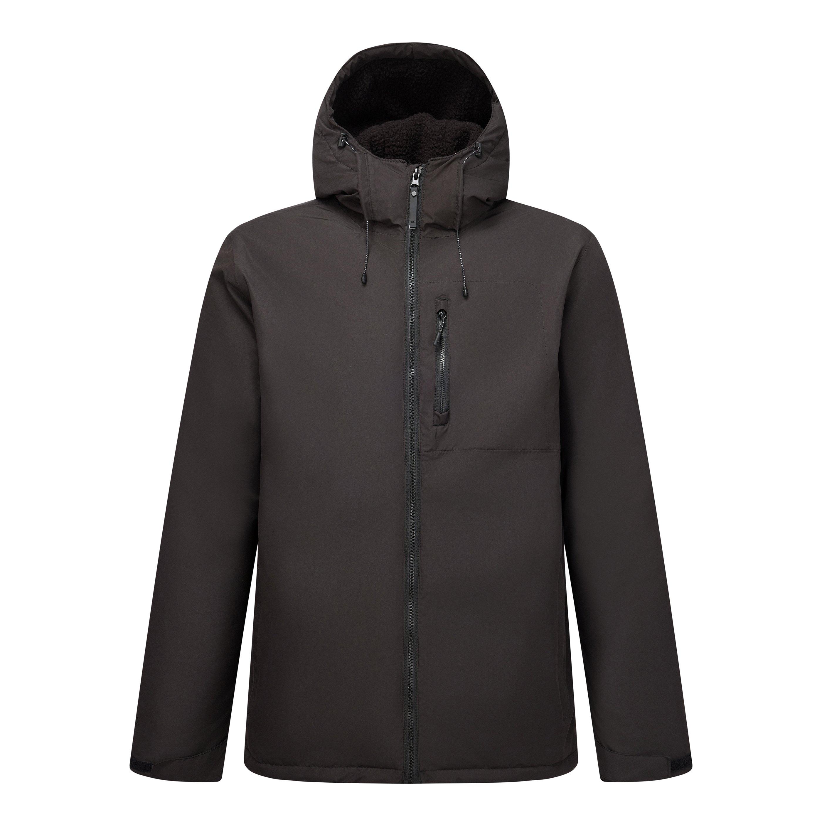 Bunda Regatta Black 6111882 Men's Frankie Full-Zip Hooded Puffer Jacket - 1