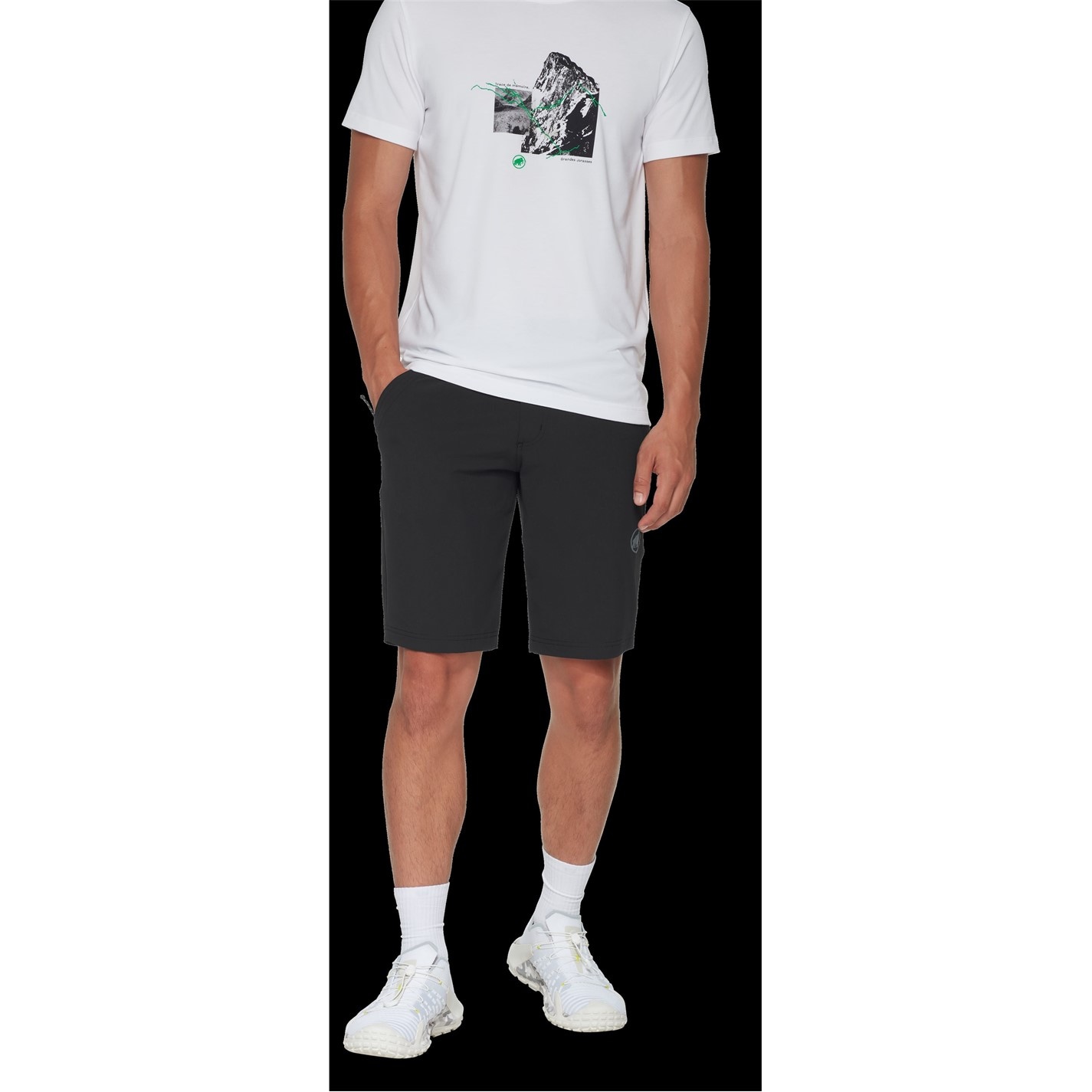 Kraťasy Mammut Black 4847966 Men's Hiking Walking Shorts - 5