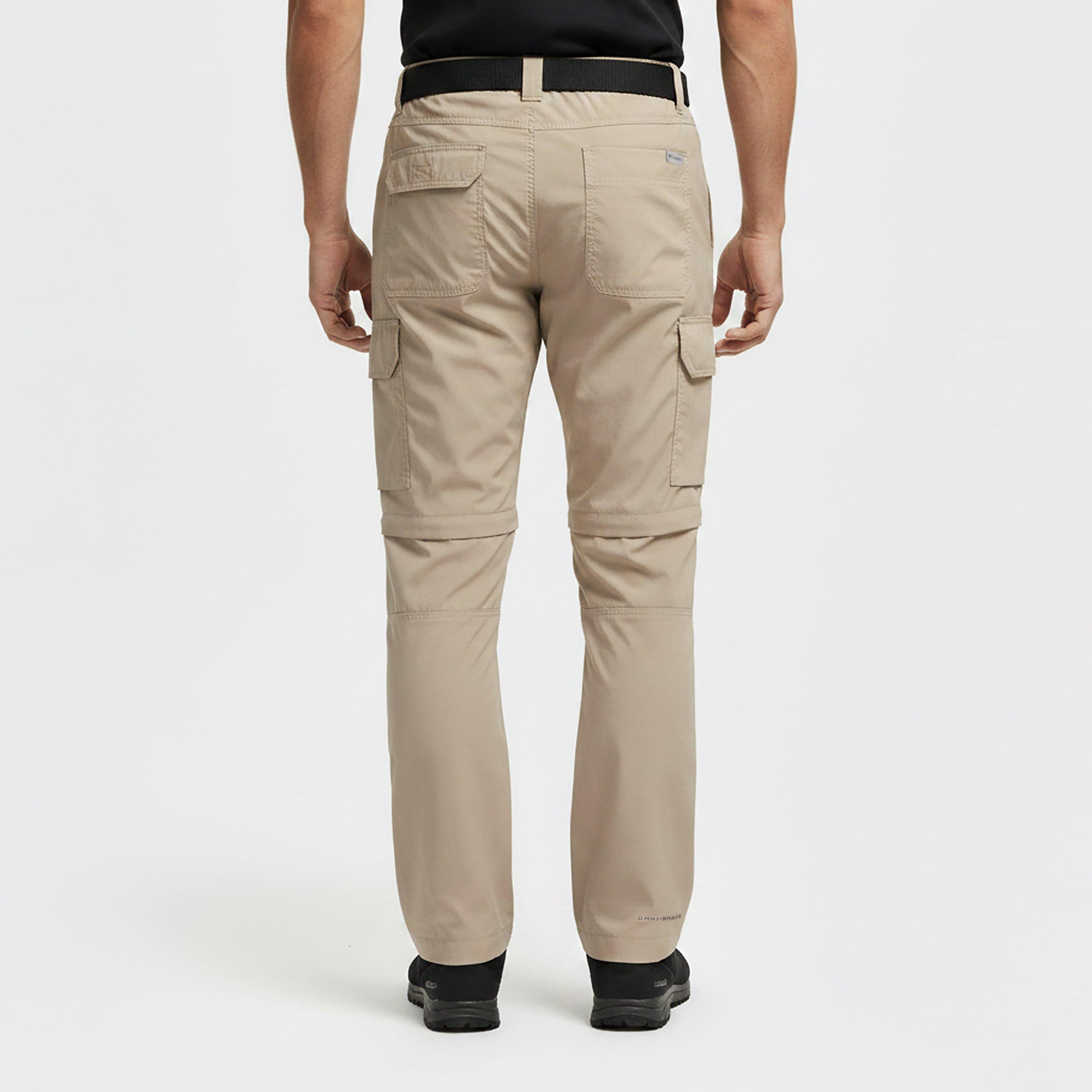 Kalhoty Columbia Tusk 3423167 Men's Silver Convertible Zip Off Trouser - 3