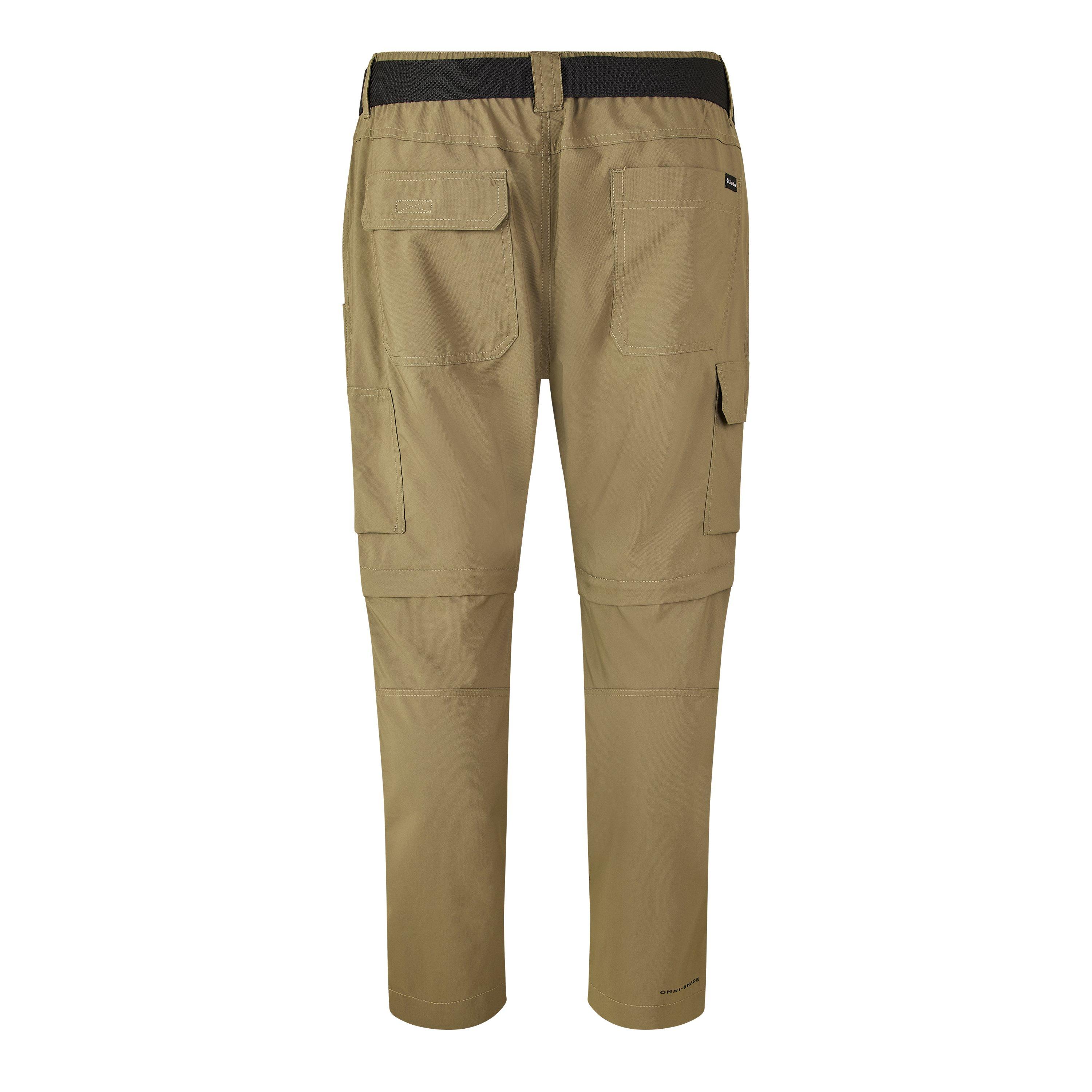 Nohavice Columbia Tusk 7120740 Men's Silver Convertible Zip Off Trouser - 2