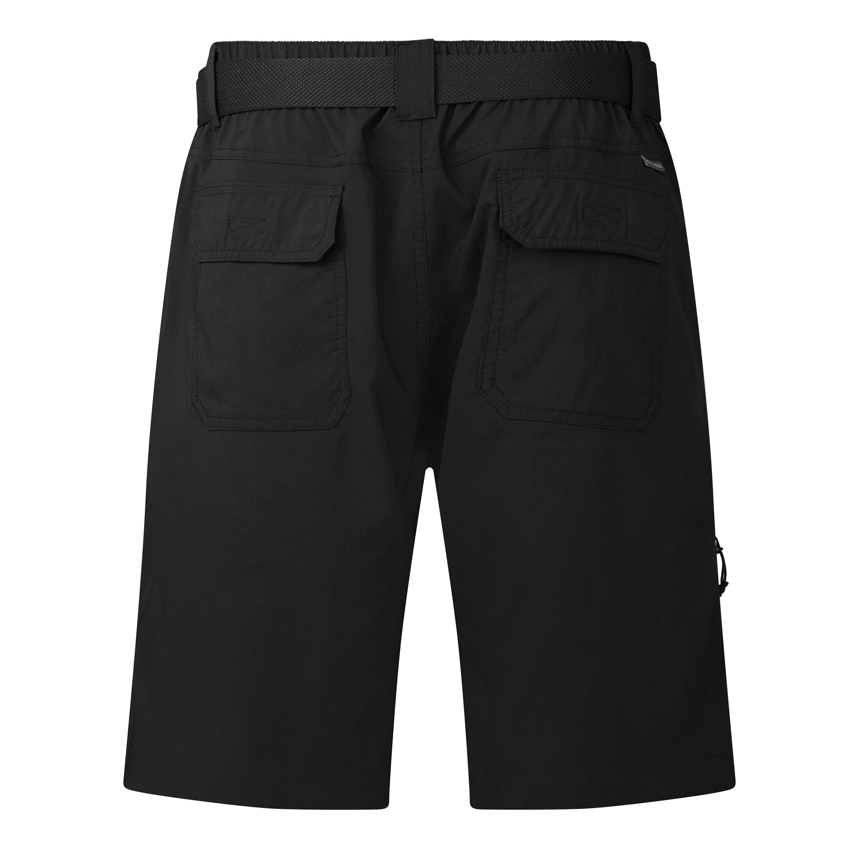 Kraťasy Columbia Black 6834449 Men's Silver Short Walking Shorts - 2