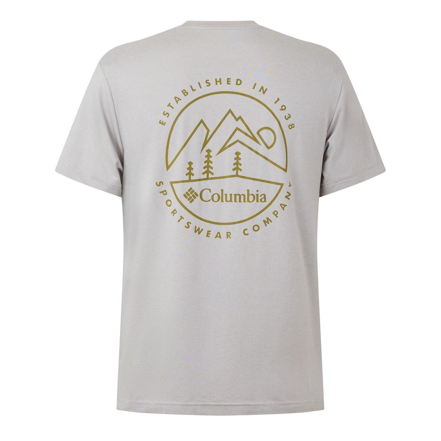 Košeľa Columbia Dark Stone 7479270 Parsons Point™ SS Back Graphic Tee - 1