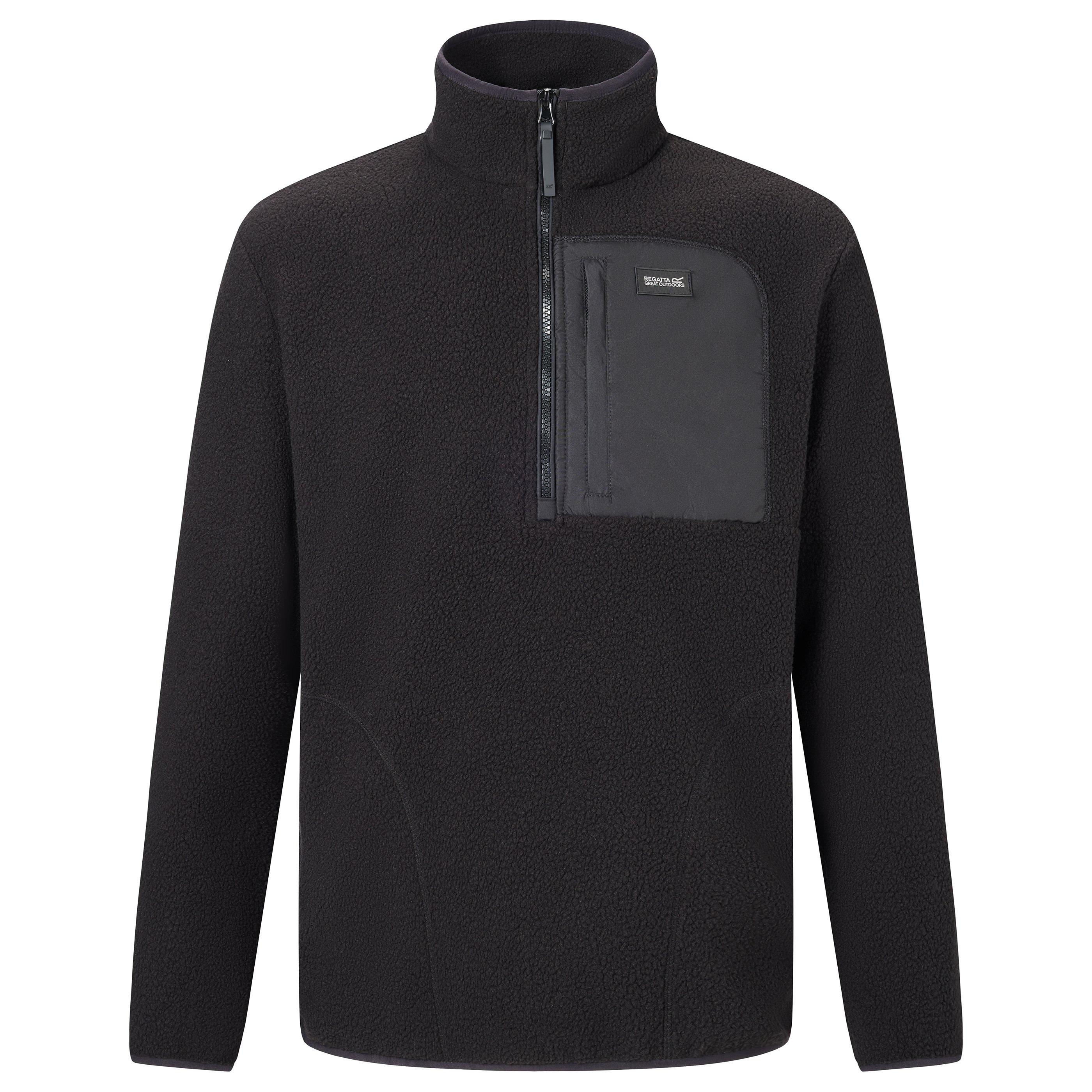 Bunda Regatta Black 8289326 Men's Frankie Borg 1/4-Zip Fleece - 1