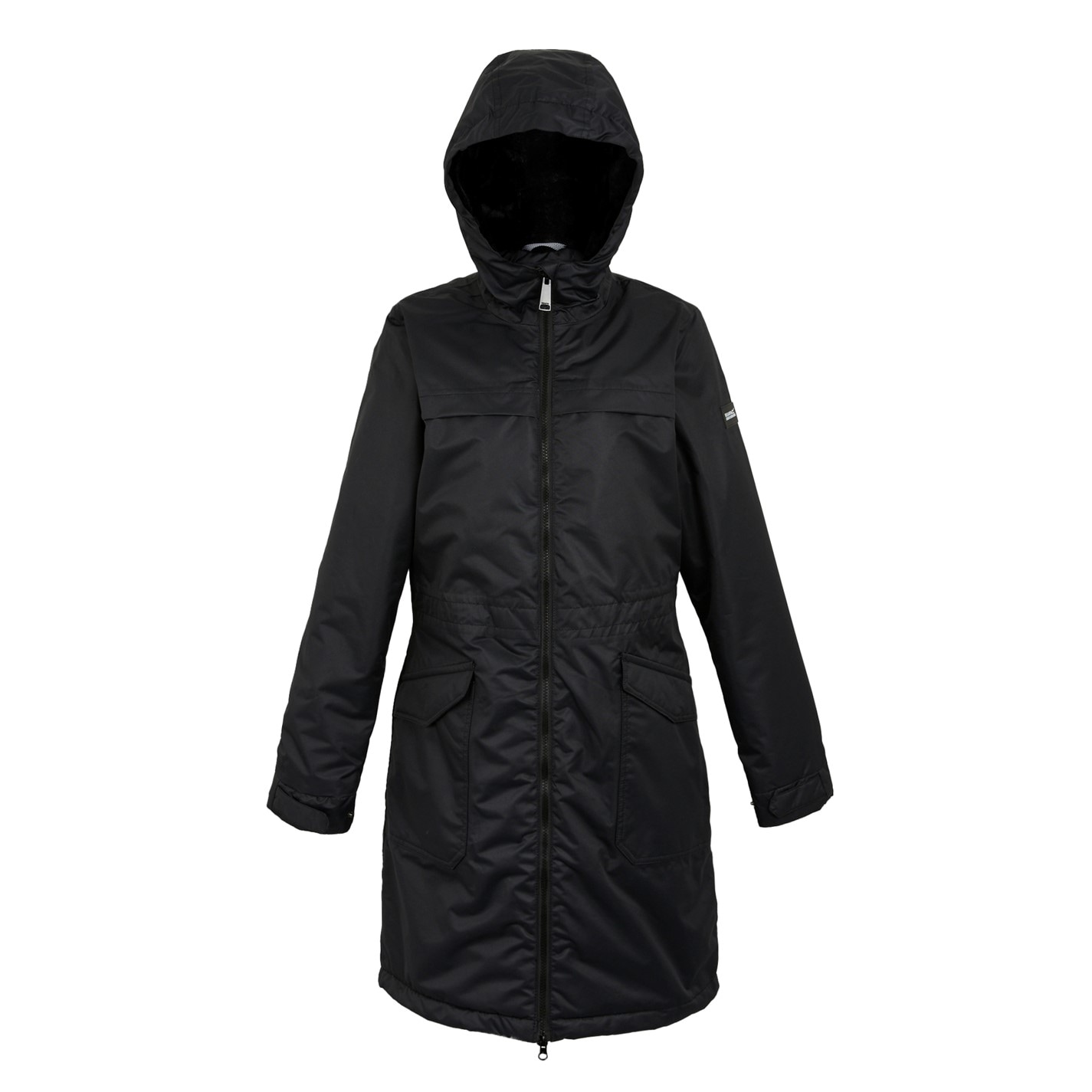 Dámska bunda Regatta Black 9965712 Womens Romine II Waterproof Hooded Long Sleeve Insulated Puffer Jacket - 7