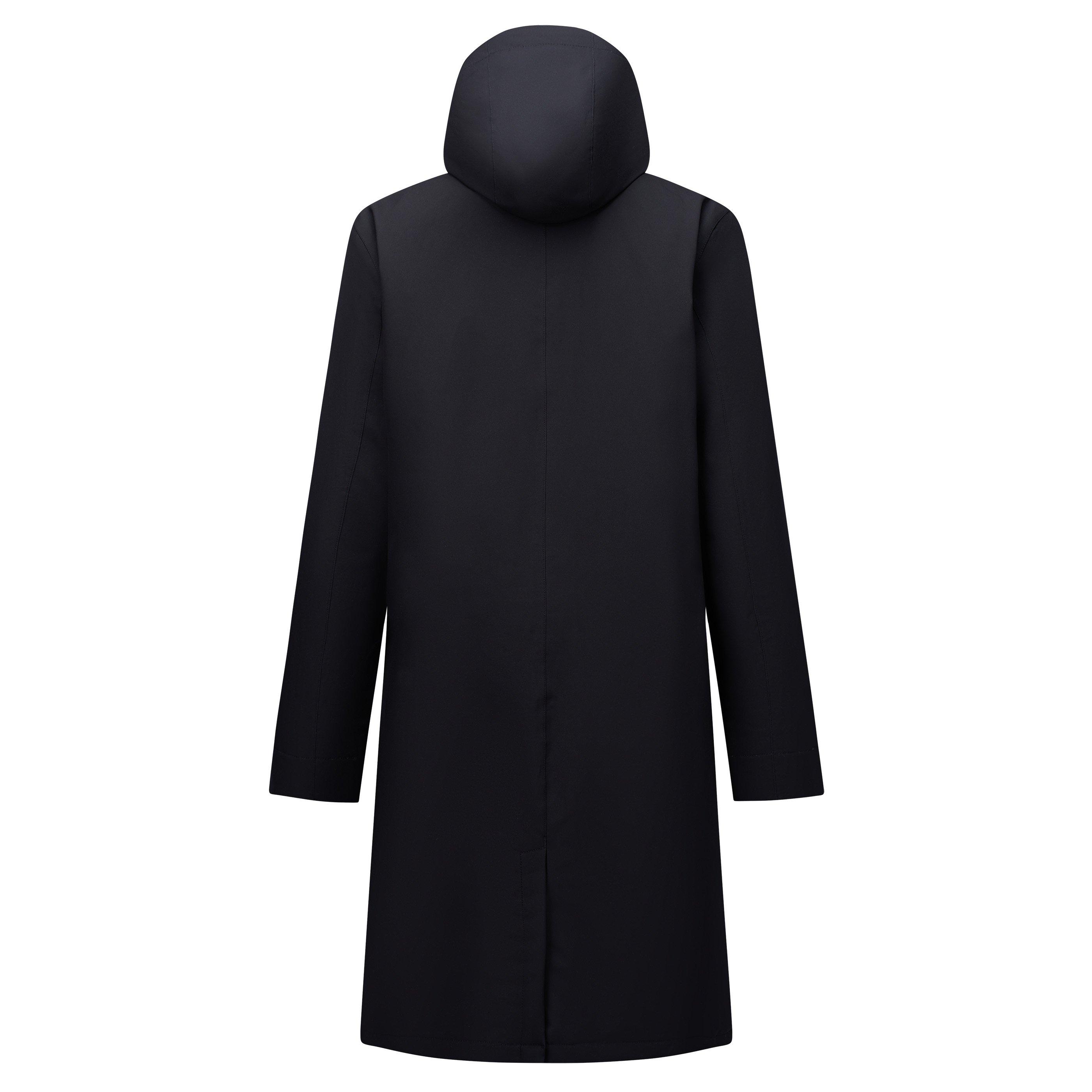 Dámska bunda Regatta Black 463632 Women's Romana Hooded Waterproof Funnel-Neck Long-Sleeve Puffer Jacket - 2
