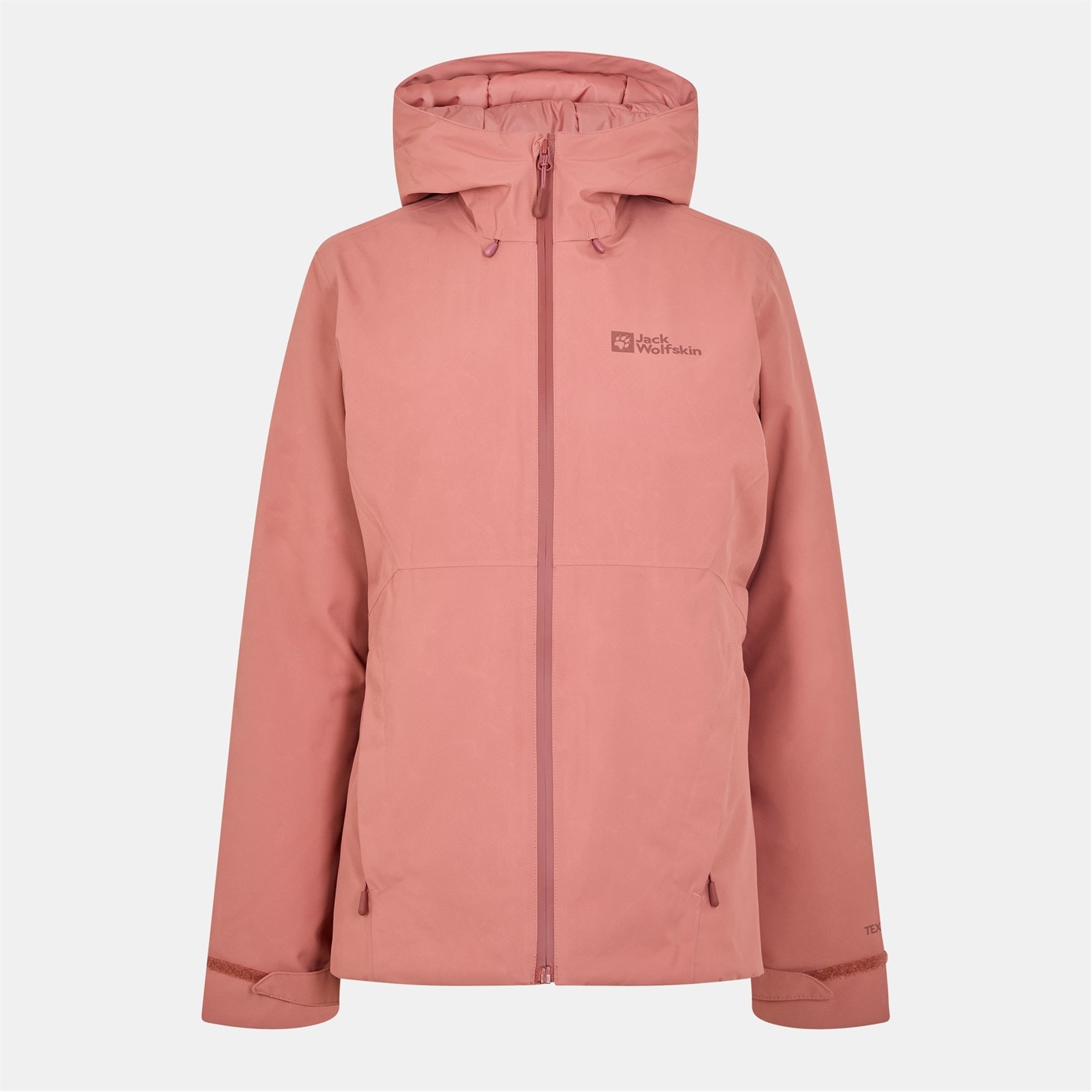 Bunda Jack Wolfskin Mineral Red 6647135 Women's Wisper Quilted Weather-Resistant Insulated Puffer Jacket - 1