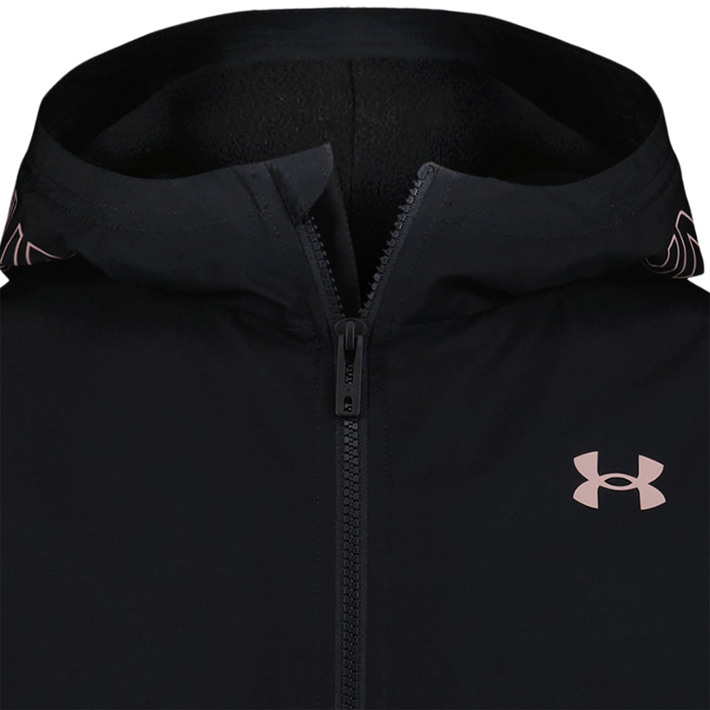 Under Armour Black 6125312 Kids' Weatherproof Lightweight Rain Anorak - 7