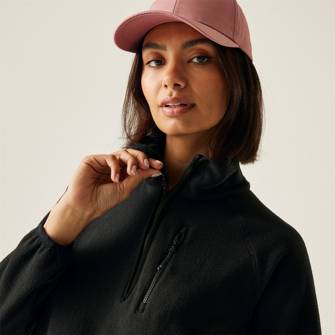 Mikina Regatta Black 4143757 Womens Frankie Funnel Neck Fleece - 2