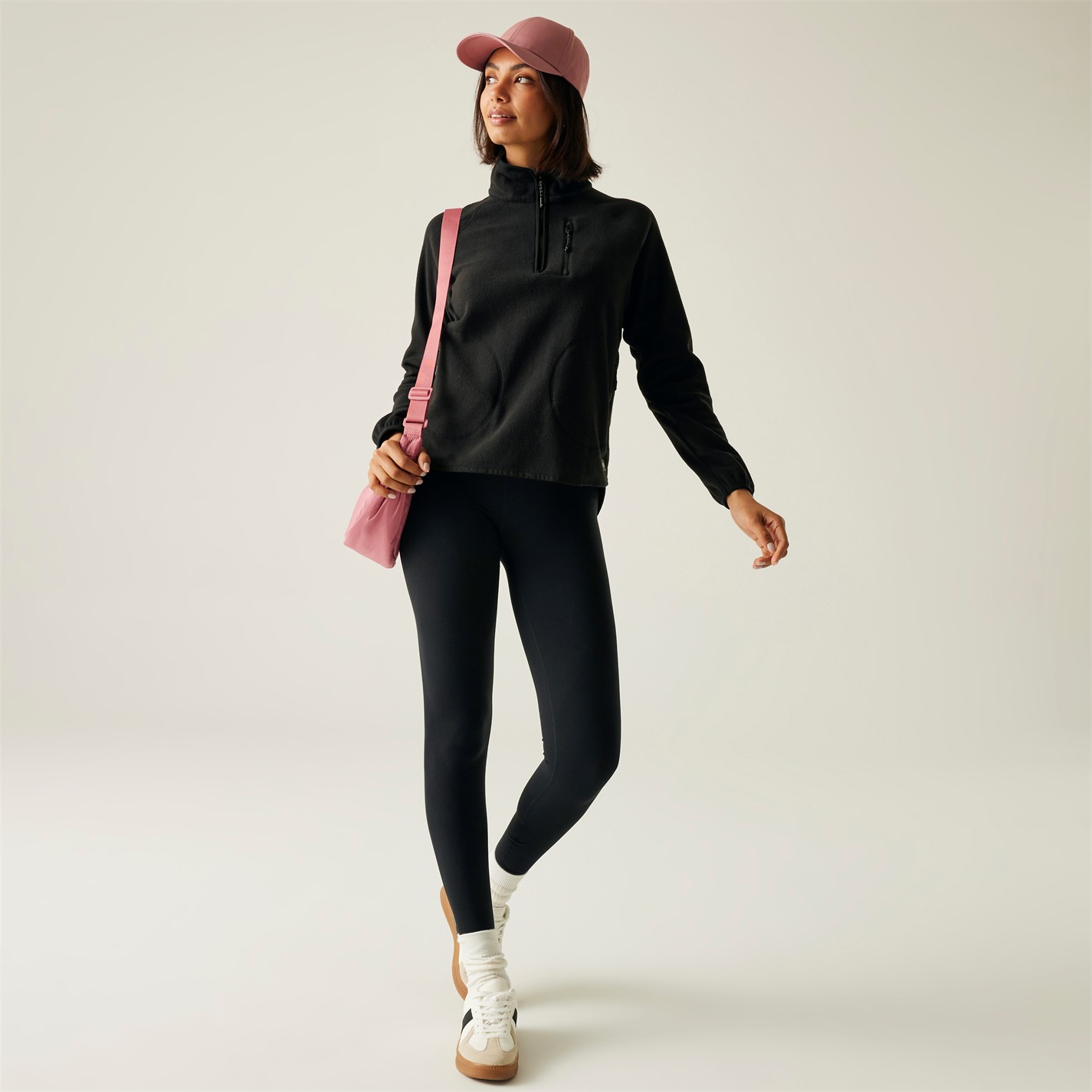 Mikina Regatta Black 4143757 Womens Frankie Funnel Neck Fleece - 4