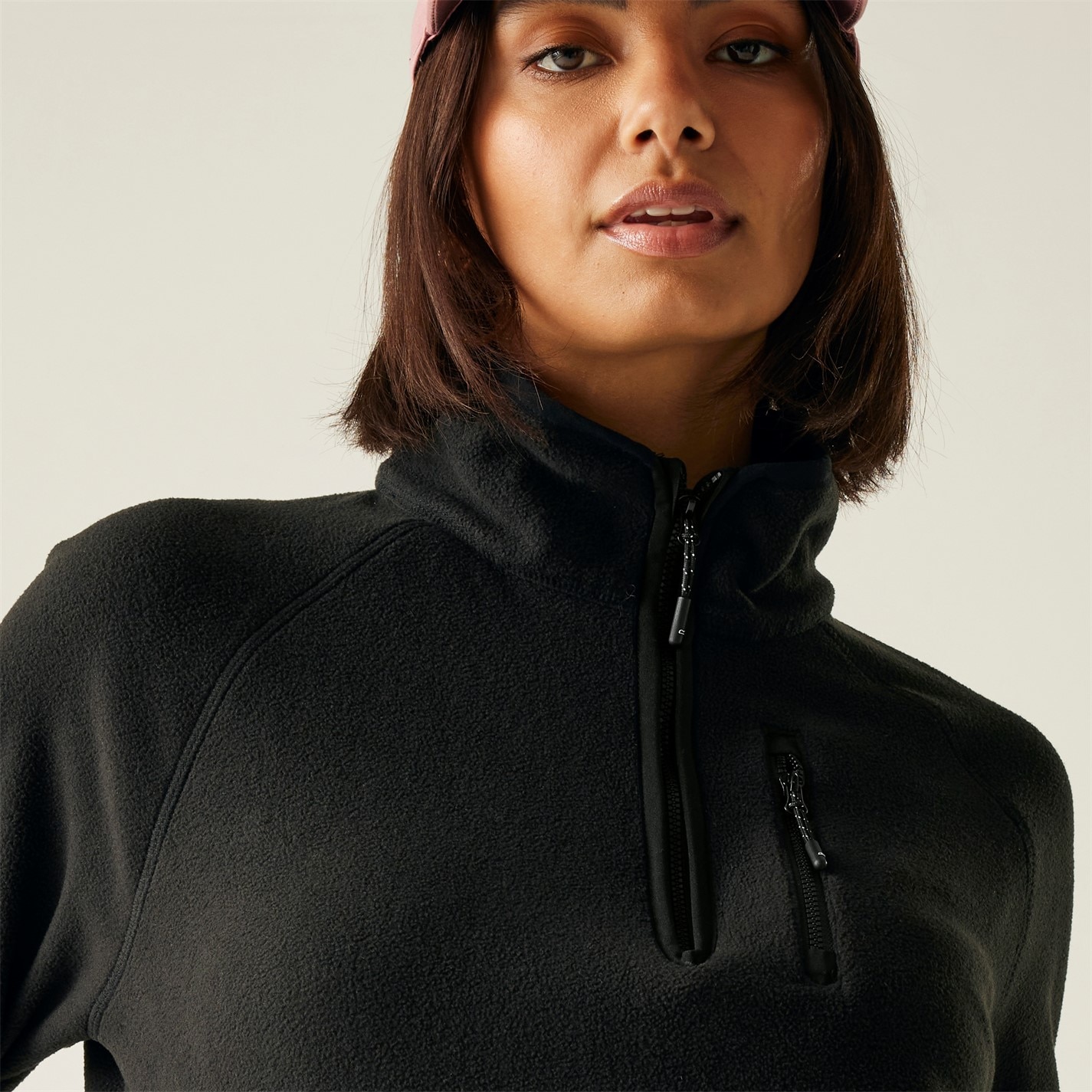 Mikina Regatta Black 4143757 Womens Frankie Funnel Neck Fleece - 6