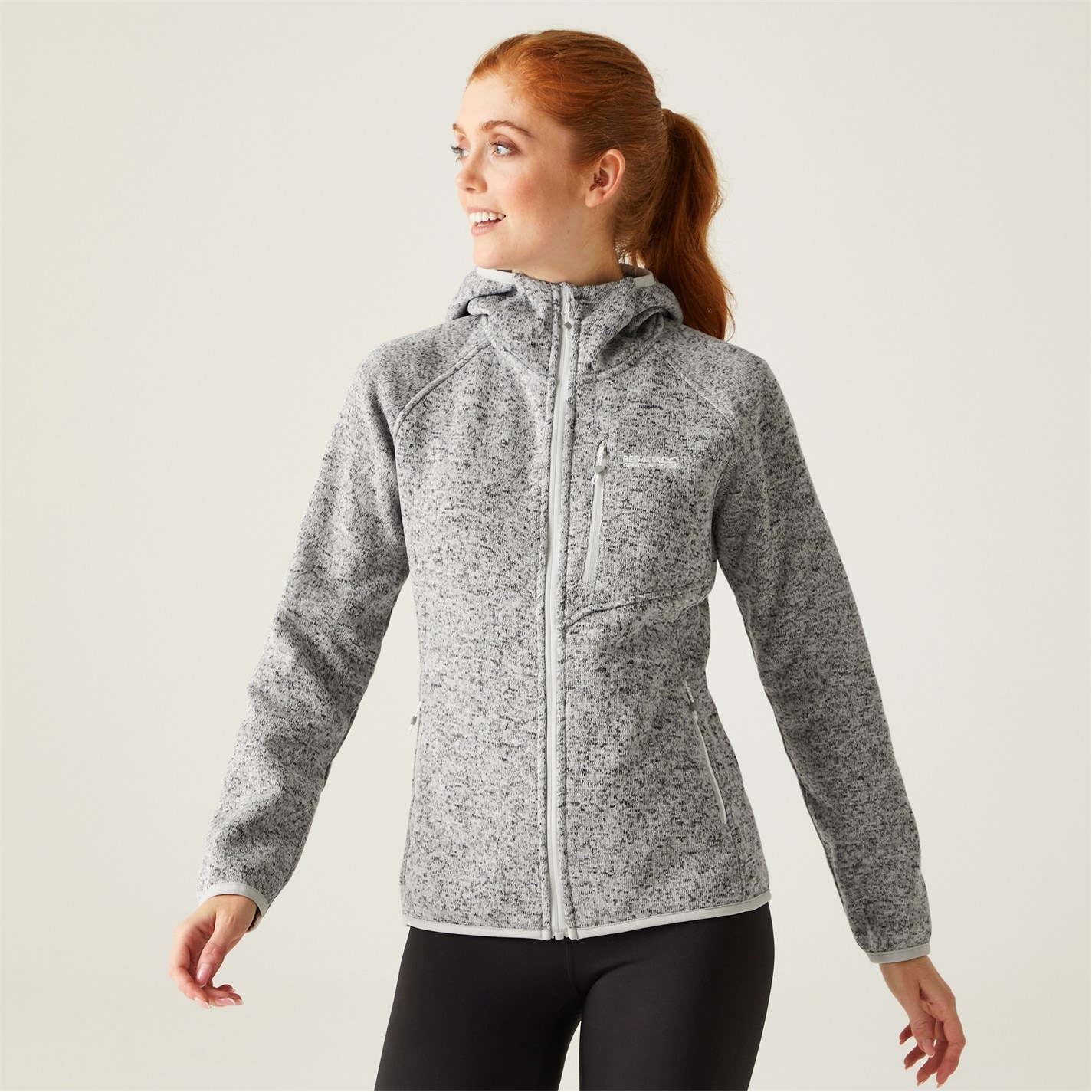 Mikina Regatta Cyberspace 2963694 Womens Hood Newhill Full-Zip Fleece - 1