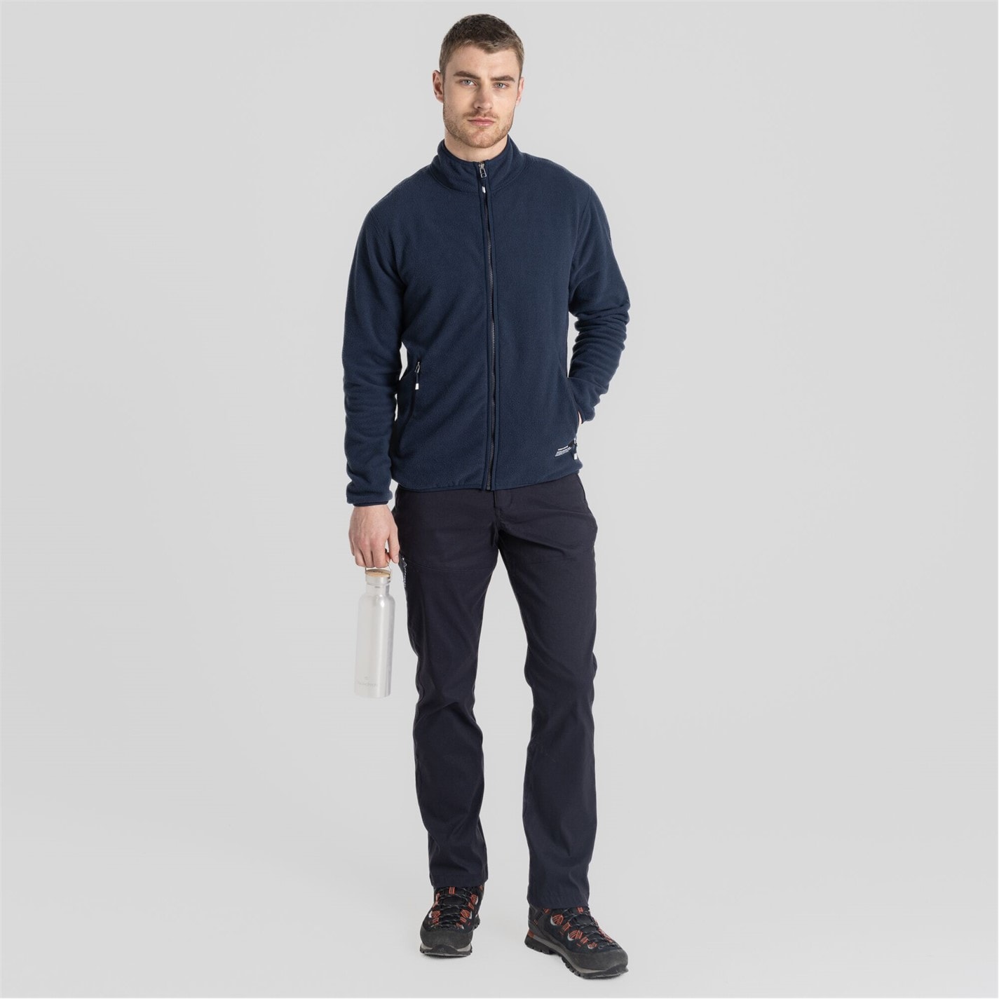 Bunda Craghoppers Blue Navy 7446416 Men's Renu Quarter Zip Fleece - 3
