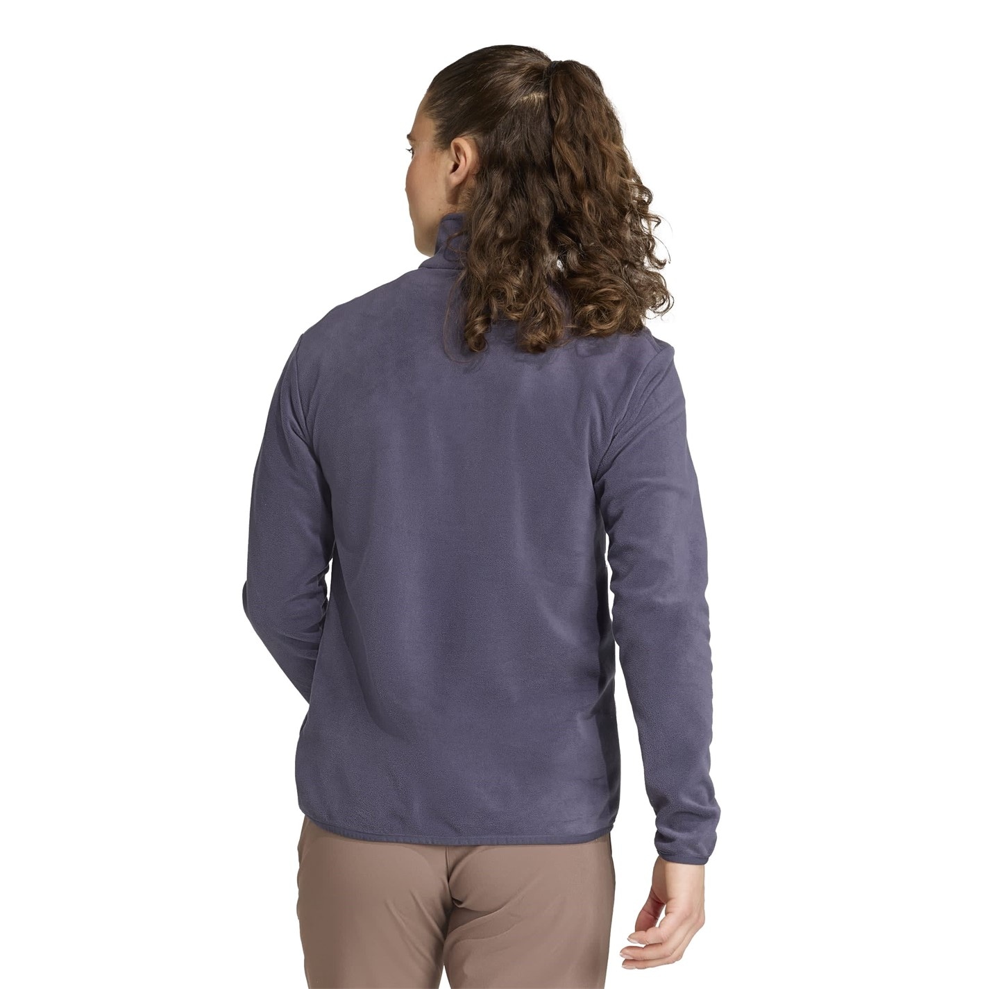 Mikina adidas Shadow Navy 1074251 Multi Essentials 1/2 Zip Fleece Jacket Womens - 3