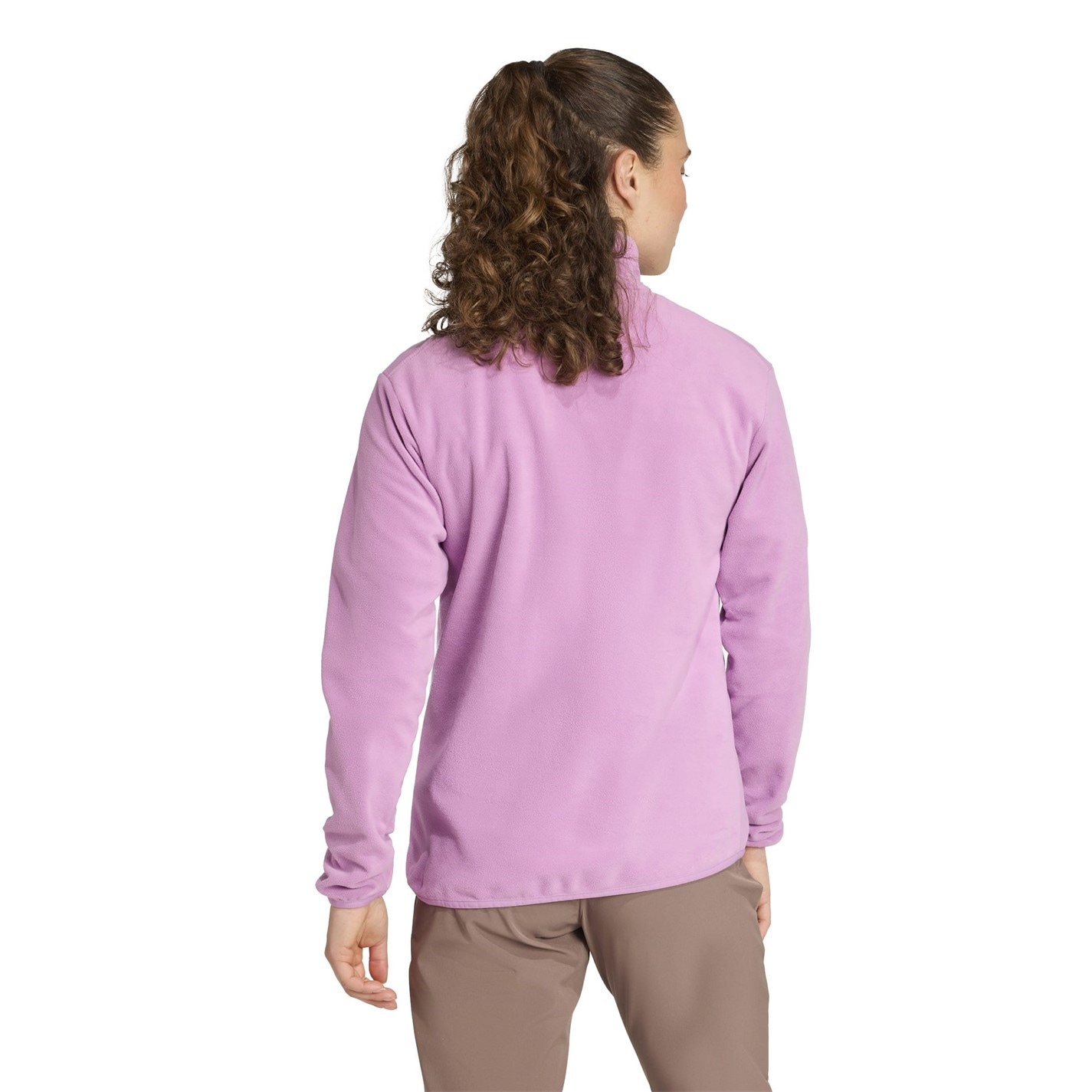 Mikina adidas Purple 4352088 Multi Essentials 1/2 Zip Fleece Jacket Womens - 3