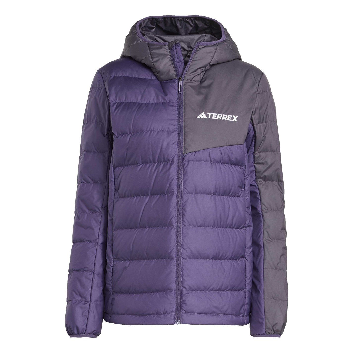 Bunda adidas Plum 6016718 Women's Terrex Multi Light CLIMAWARM Hooded Down Jacket - 1