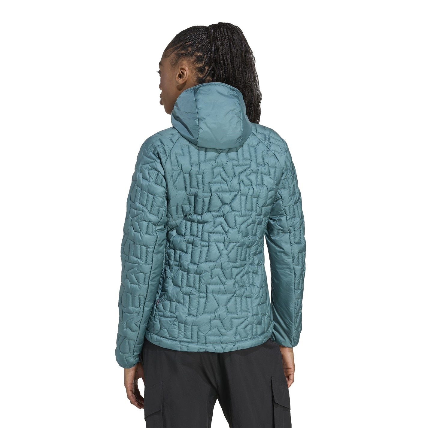 Bunda adidas Teal 941619 Women's Xperior PrimaLoft Water-Repellent Packable Insulated Puffer Jacket - 3