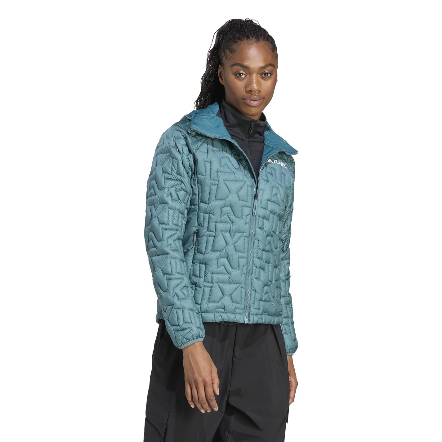 Bunda adidas Teal 941619 Women's Xperior PrimaLoft Water-Repellent Packable Insulated Puffer Jacket - 6