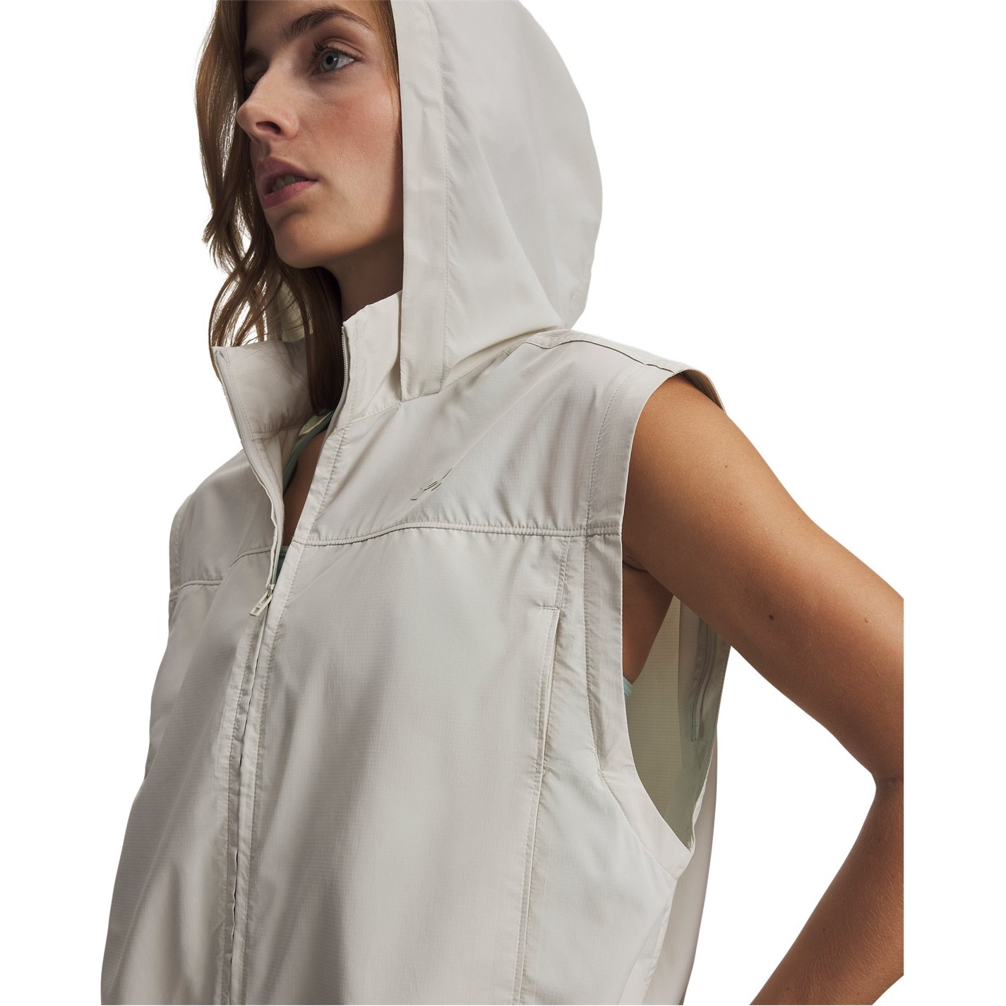 Tričko Under Armour Summit White 8007231 Women's Hike UPF Long Sleeve Performance T-Shirt - 4