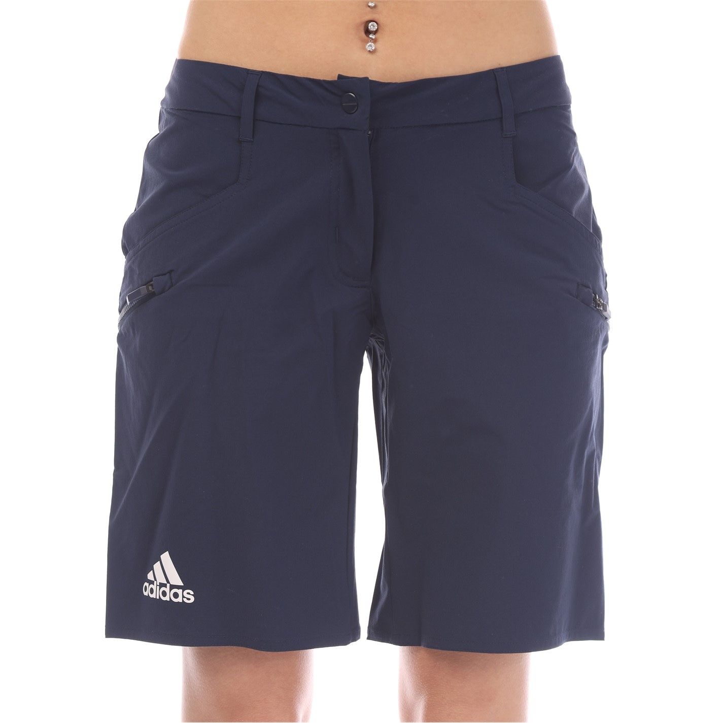 adidas Navy 2490783 Women's Shorts Walking Trousers - 1