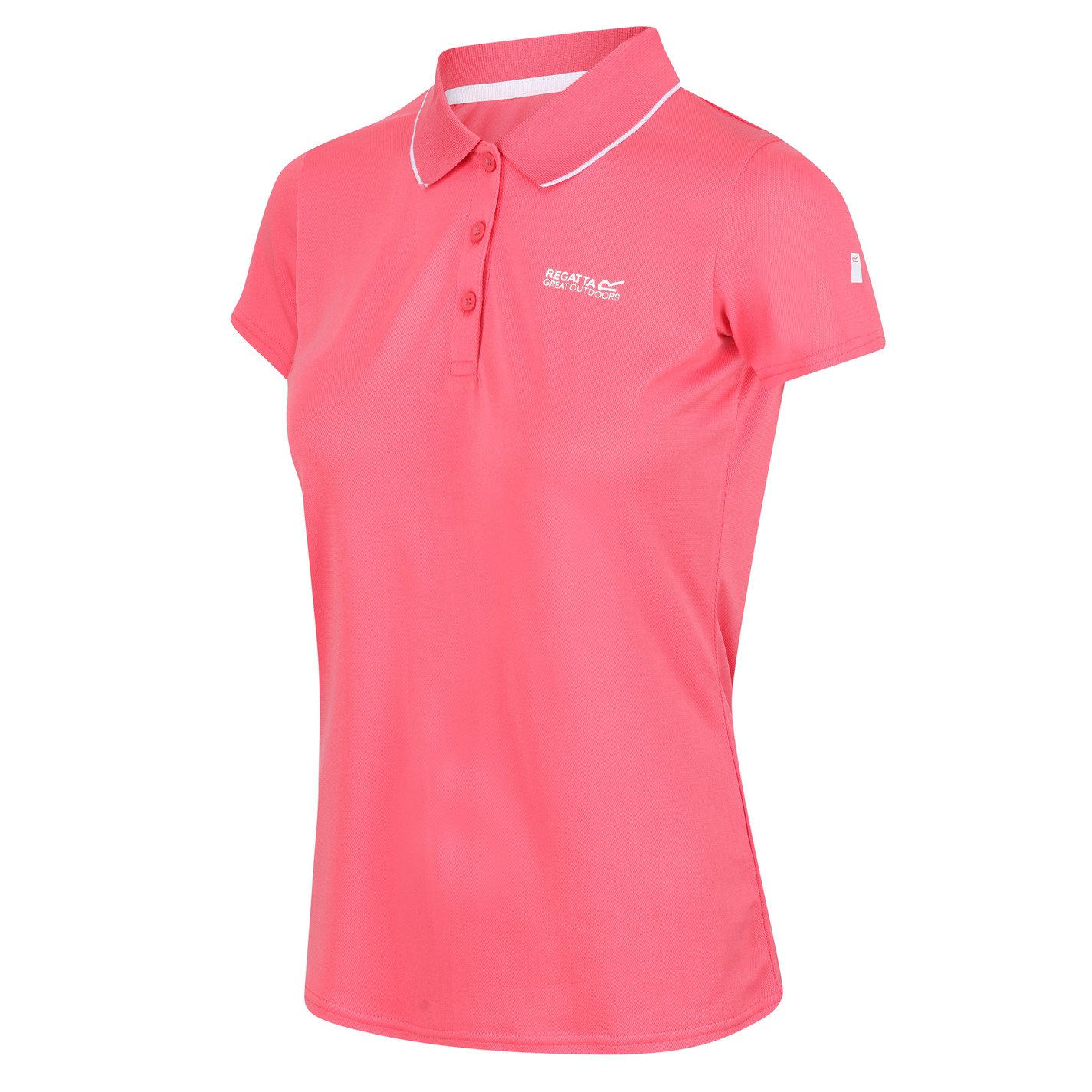 Tričko Regatta Tropicl Pink 726775 Women's Maverick Short-Sleeve Polo Shirt - 1