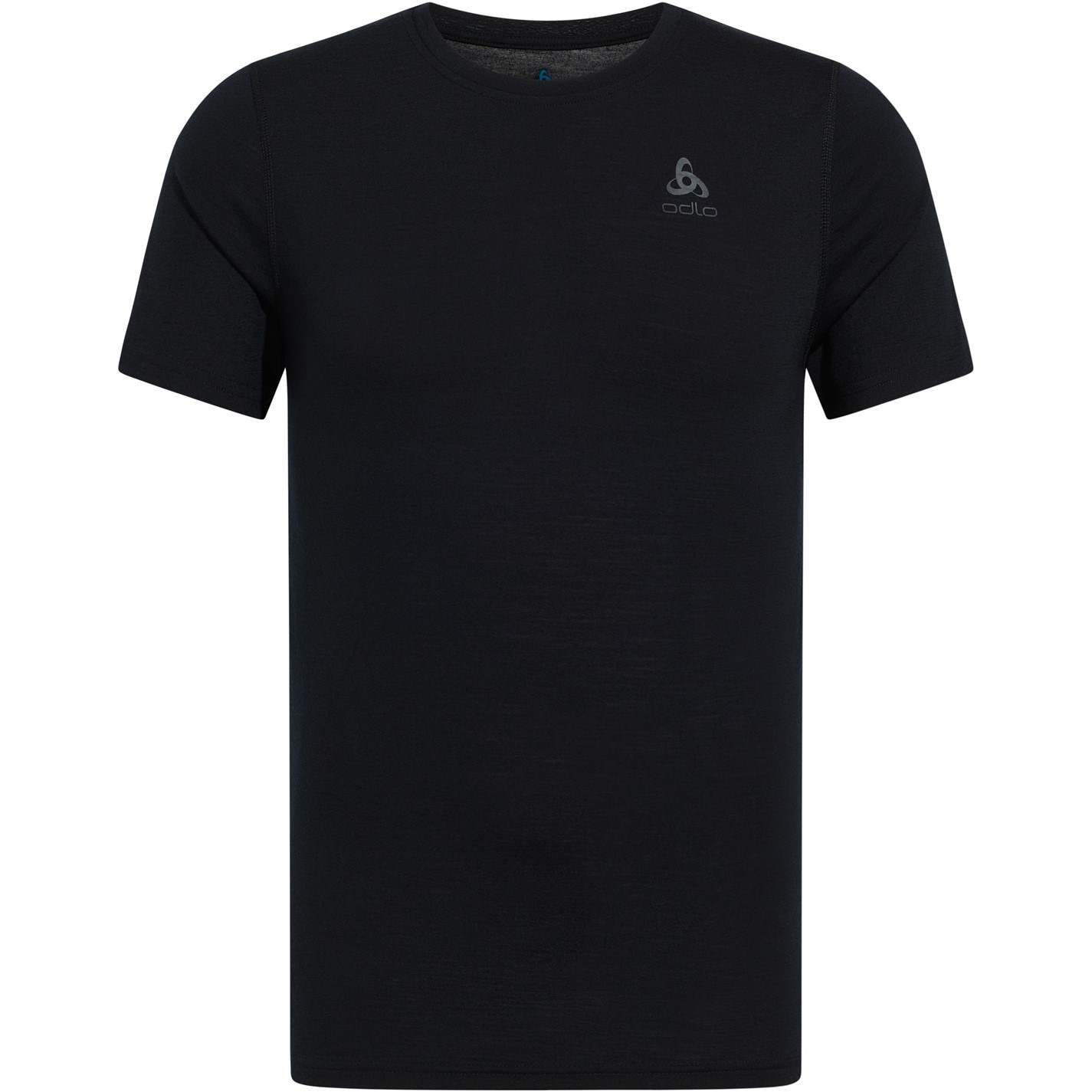 Odlo Black 5401877 Men's Merino Short-Sleeve Baselayer Top - 1