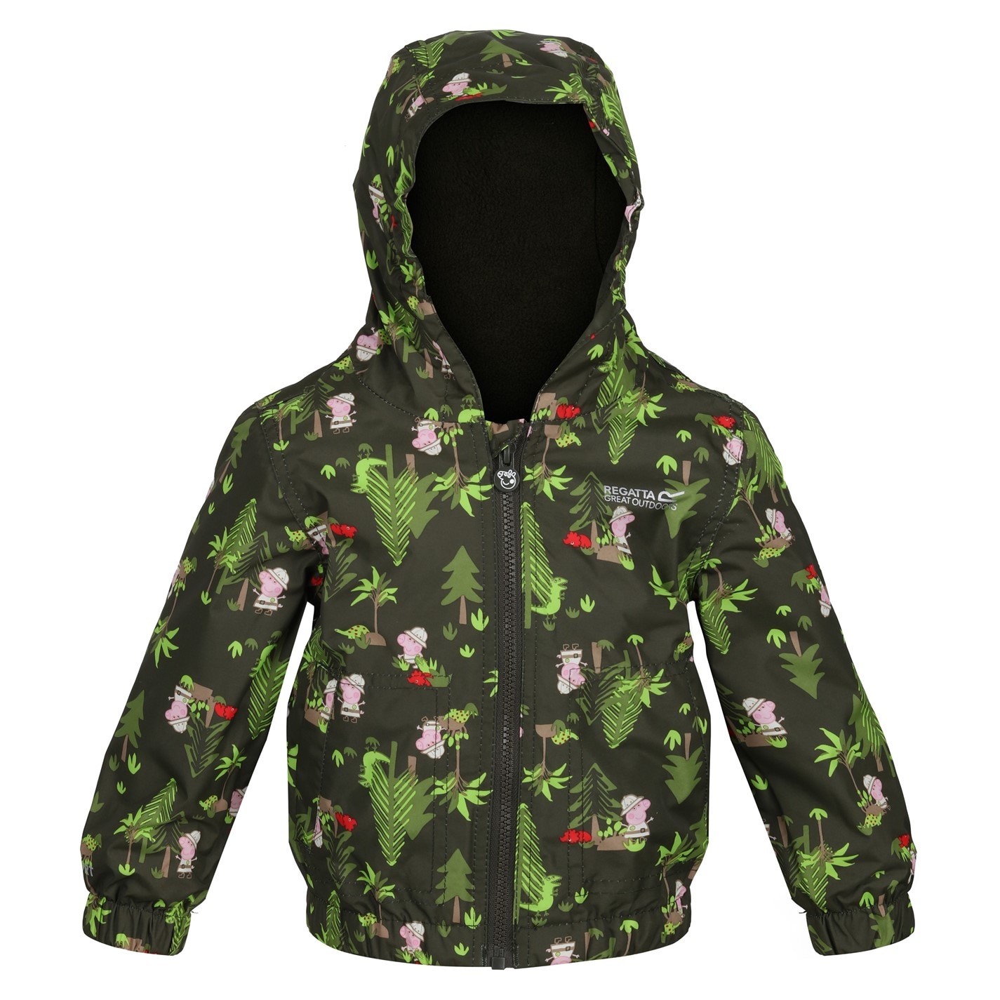 Regatta Dark Khaki 9474219 Kids' Peppa Softshell Jacket - 1