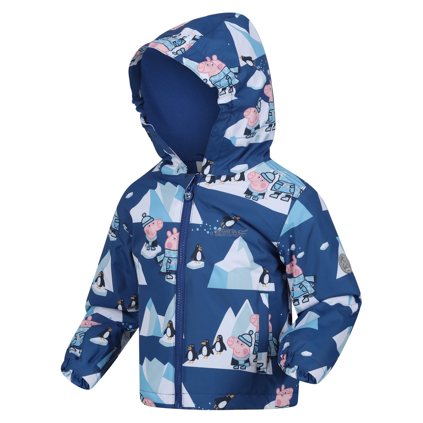 Regatta Blue 1682543 Kids' Peppa Softshell Jacket - 3