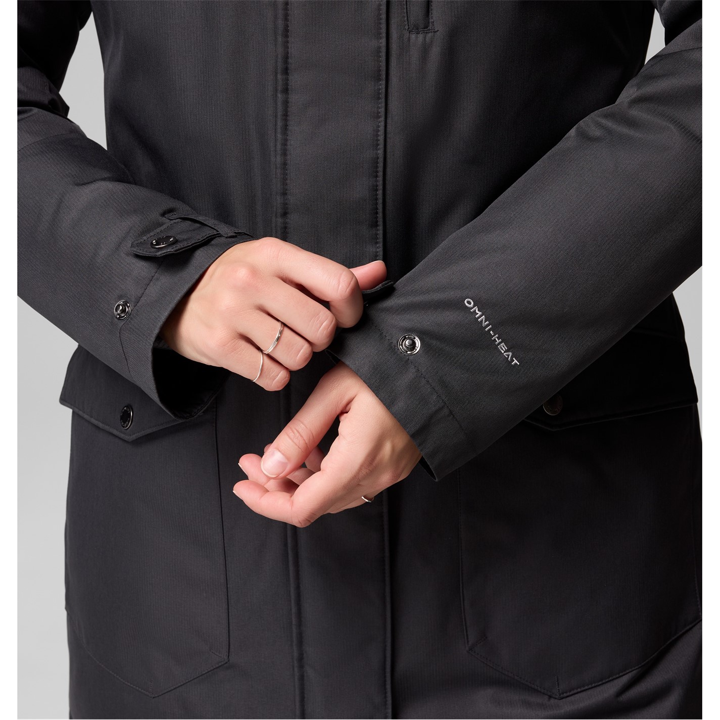 Bunda Columbia Black 9243773 Women's Suttle Mountain Down Sherpa-Lined Synthetic Down Parka - 6