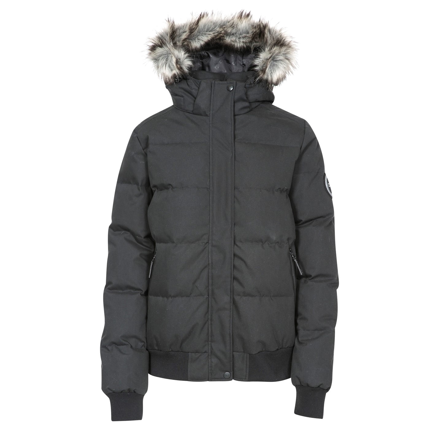 Dámska bunda DLX Black 2505519 Women's Kendrick Fitted Insulated Down Jacket - 1
