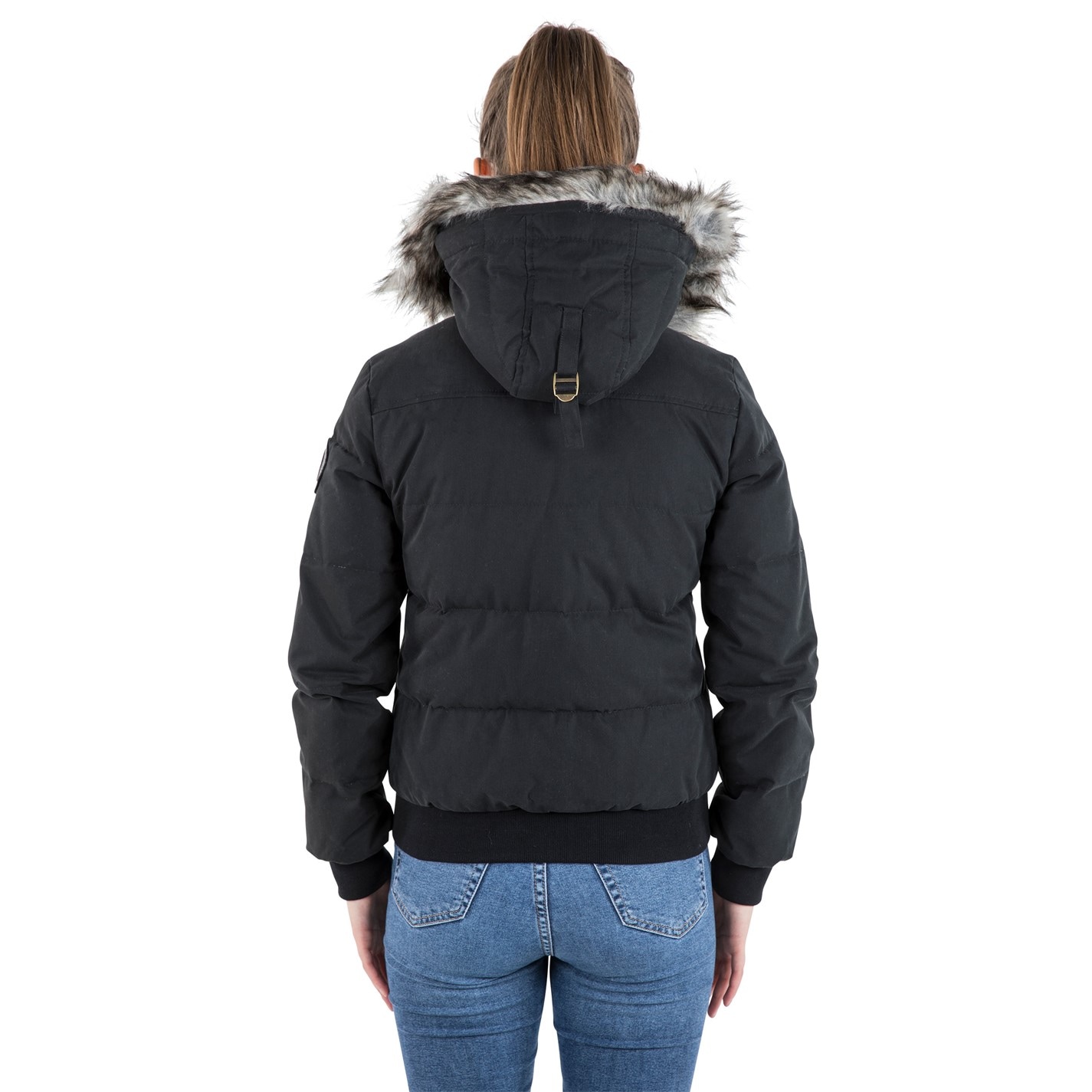 Dámska bunda DLX Black 2505519 Women's Kendrick Fitted Insulated Down Jacket - 3
