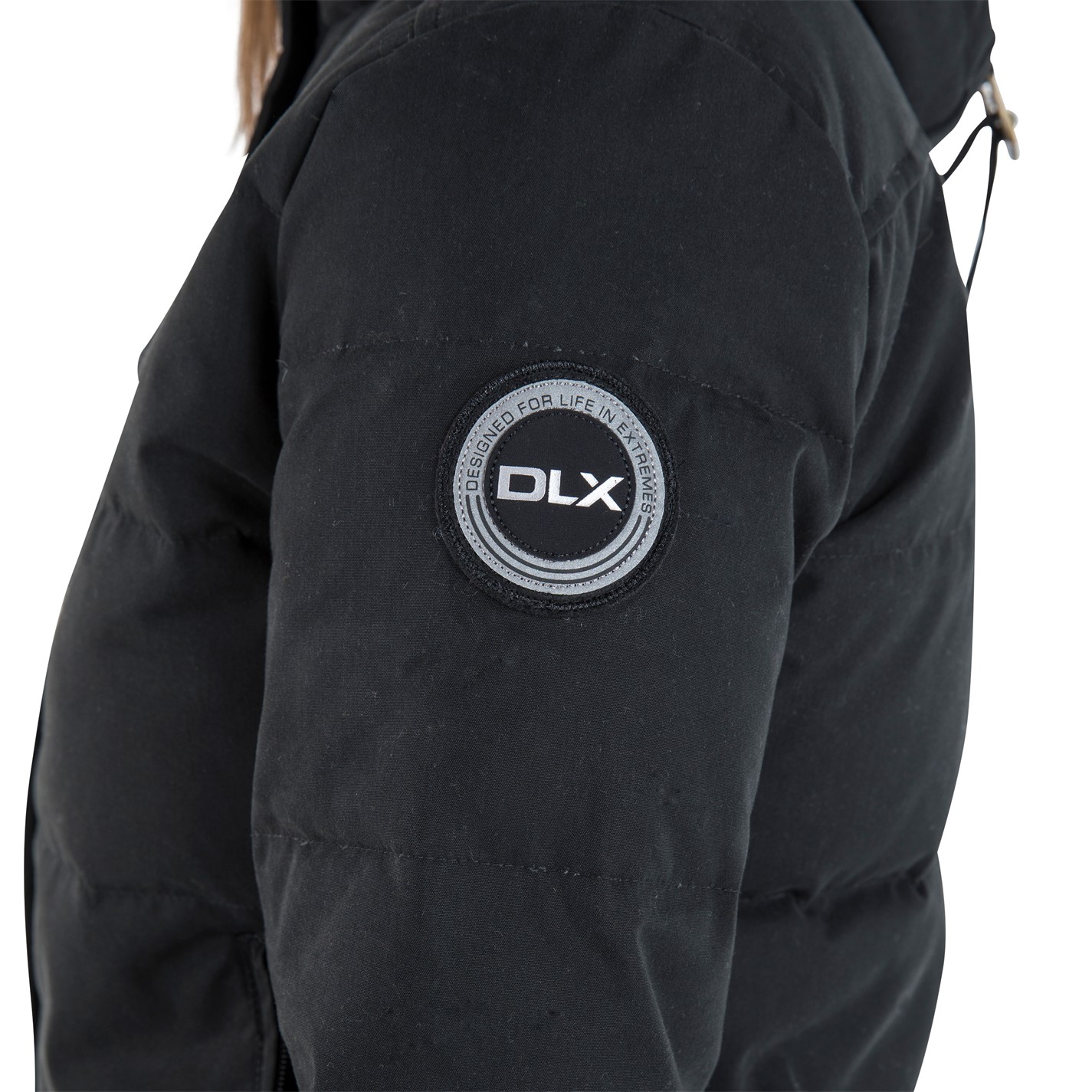 Dámska bunda DLX Black 2505519 Women's Kendrick Fitted Insulated Down Jacket - 6