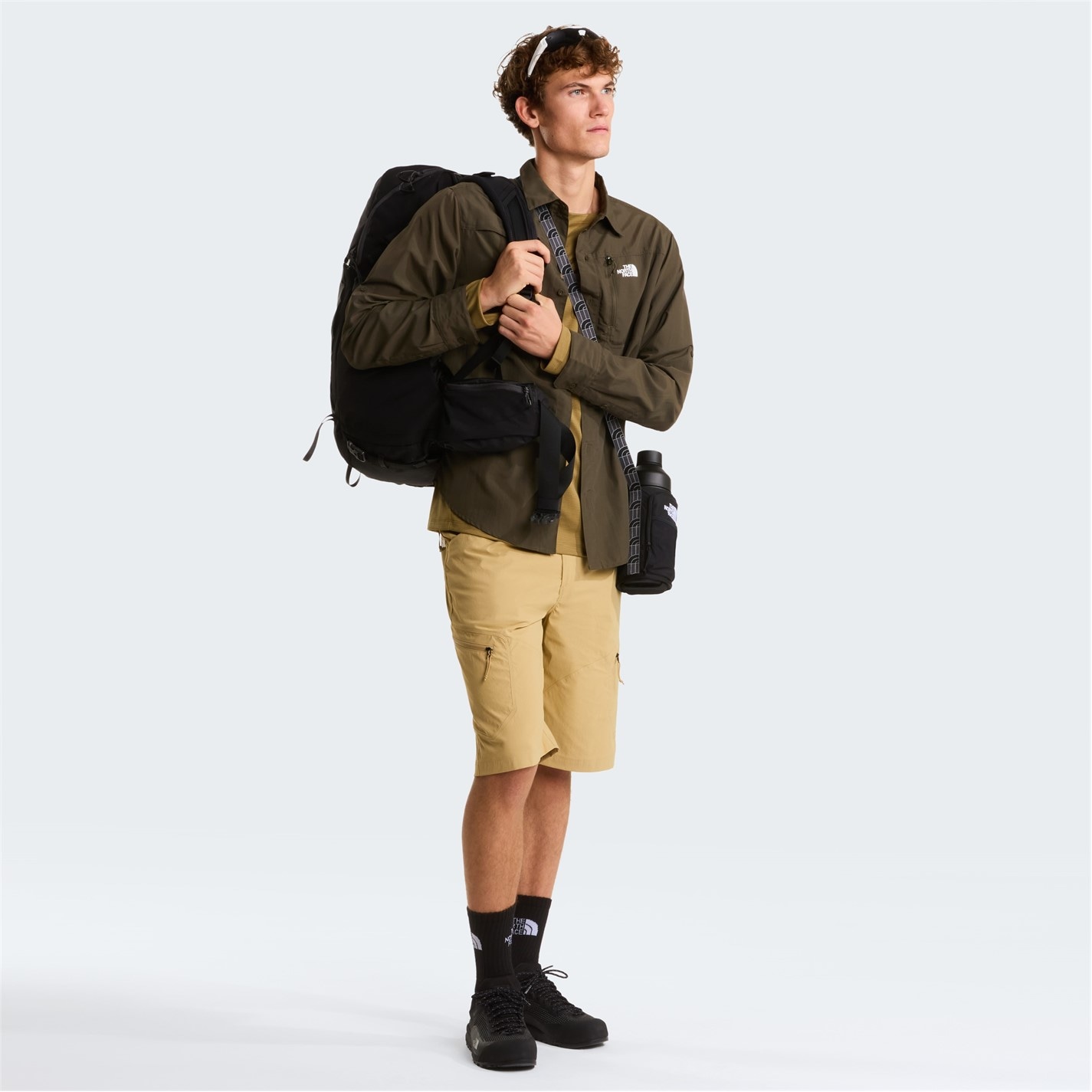 Kraťasy The North Face Khaki Stone 5333740 TNF Exploration Short Mens - 5