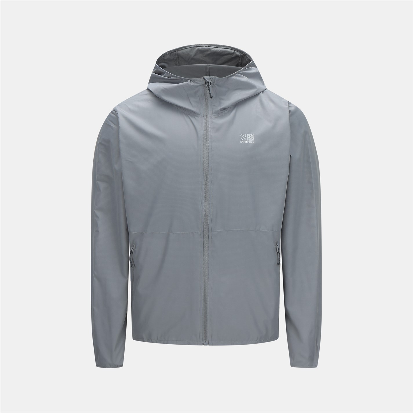 Bunda Karrimor Charcoal 882246 Mens Water and Wind Resistant Full Zip Hooded Jacket - 1