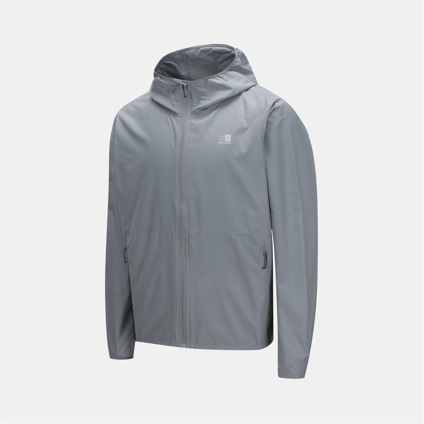 Bunda Karrimor Charcoal 882246 Mens Water and Wind Resistant Full Zip Hooded Jacket - 3